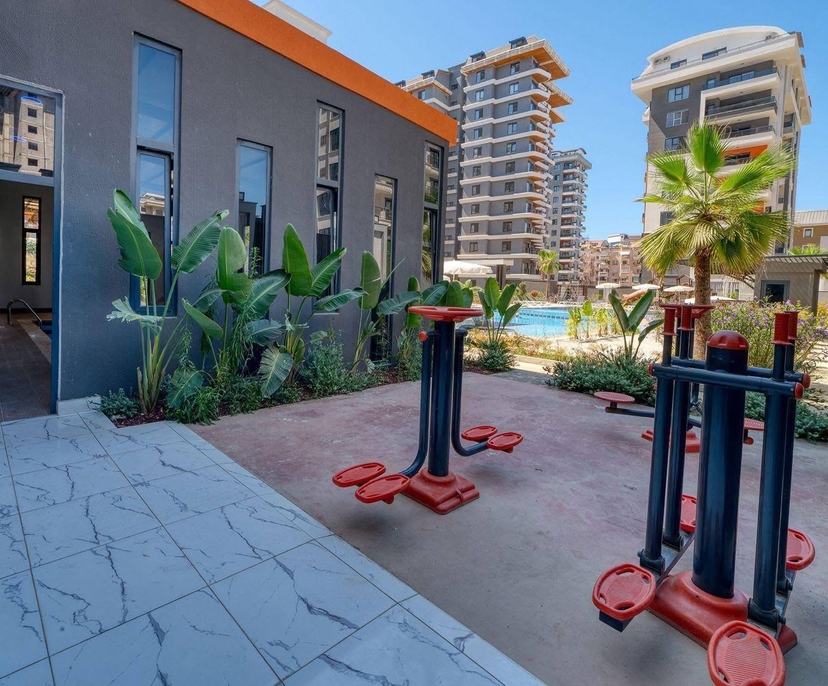 Luxurious 1+1 Apartment with Mountain View, Alanya