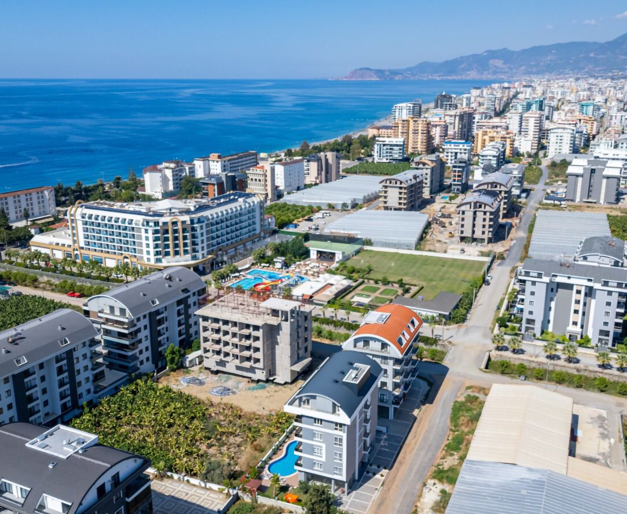 Bergblick 1+1 Wohnung in Kargicak, Alanya