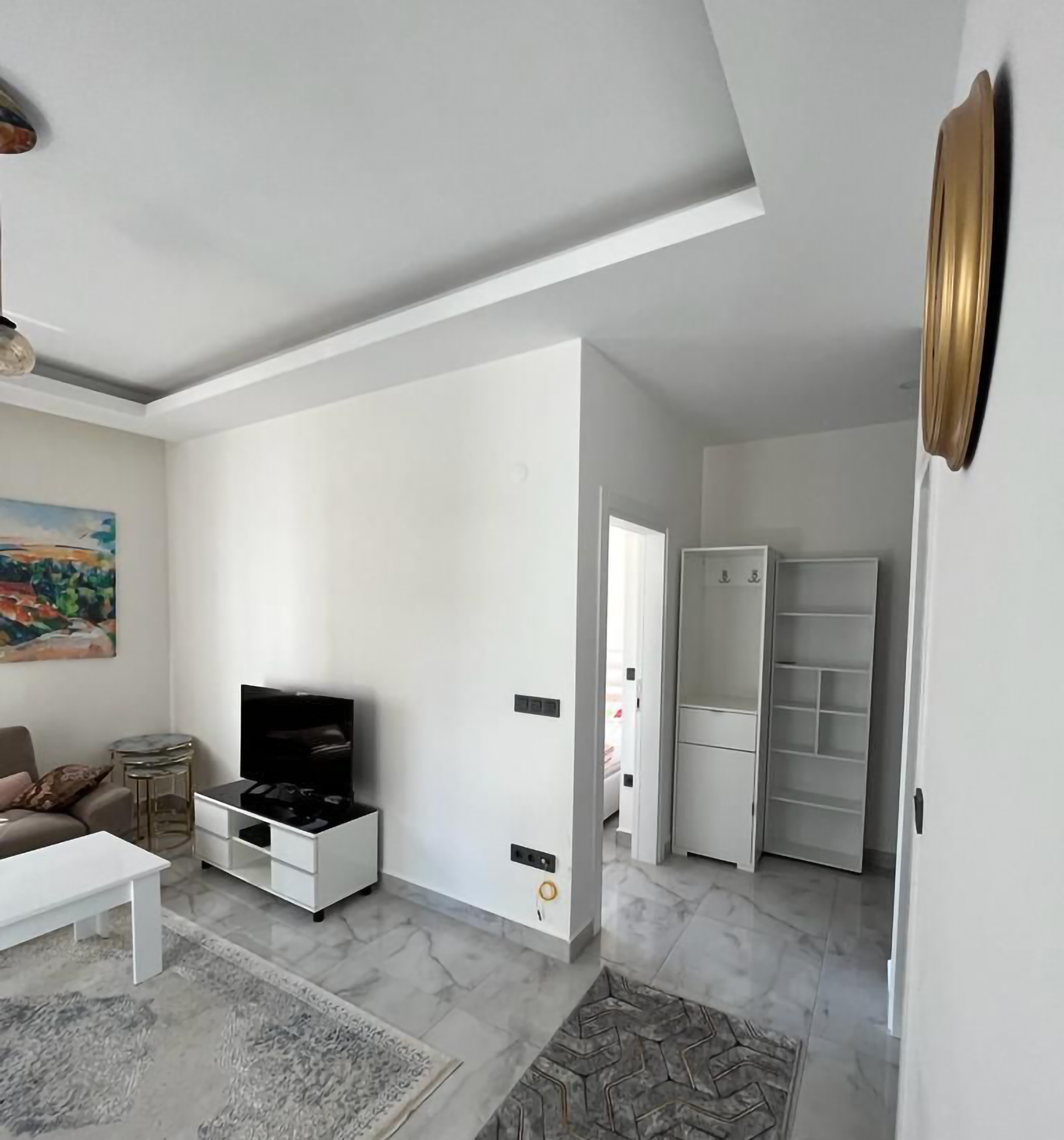Moderni 1+1 huoneisto vuorinäköalalla, Alanya-Mahmutlar