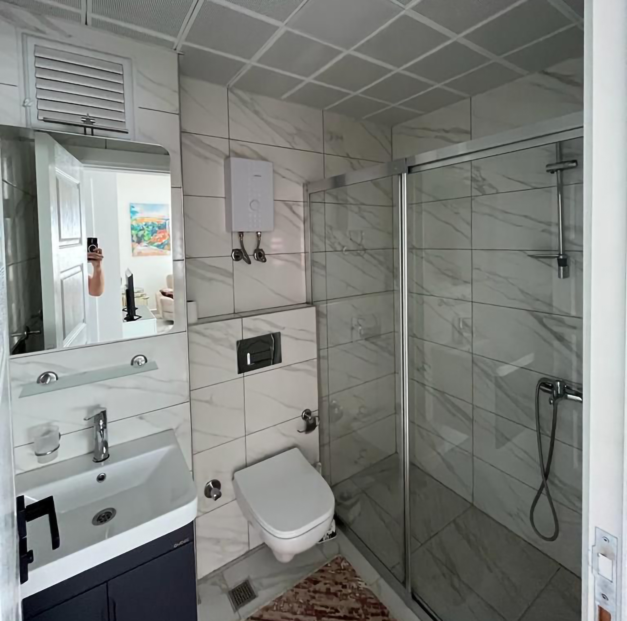 Moderni 1+1 huoneisto vuorinäköalalla, Alanya-Mahmutlar