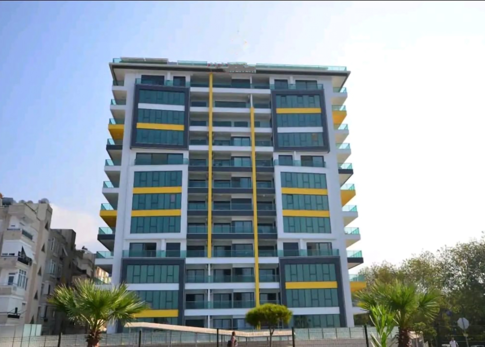 Luxuriöses 1+1 Apartment mit Meerblick und Bergblick in Mahmutlar, Alanya