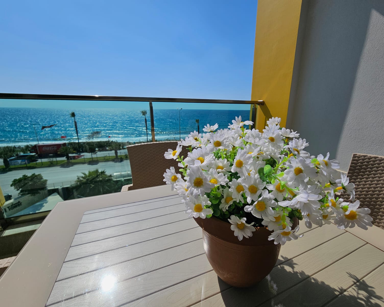 Luxuriöses 1+1 Apartment mit Meerblick und Bergblick in Mahmutlar, Alanya