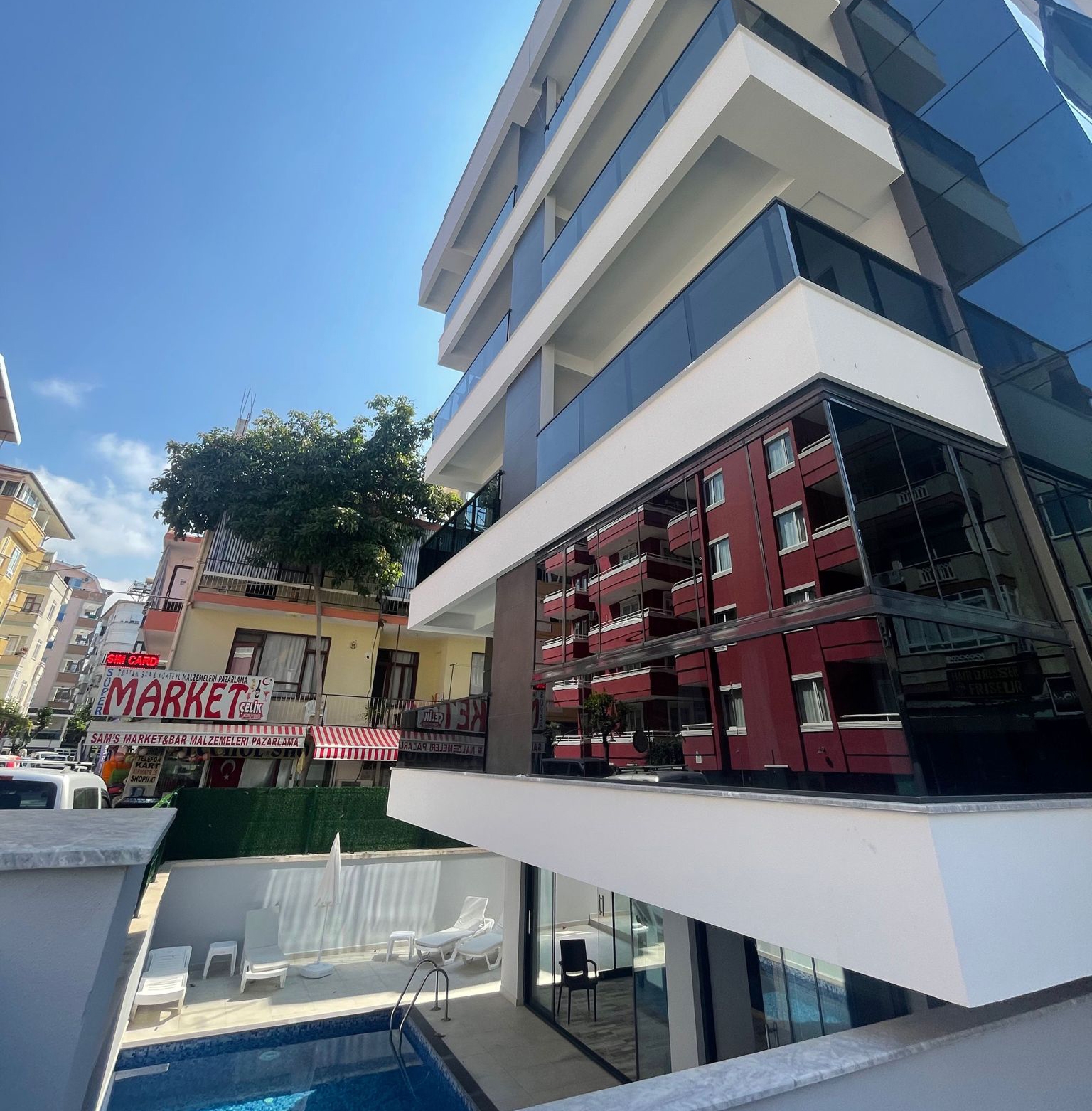 Luksus 2+1 Penthouse med Bjergudsigt i Alanya Centrum