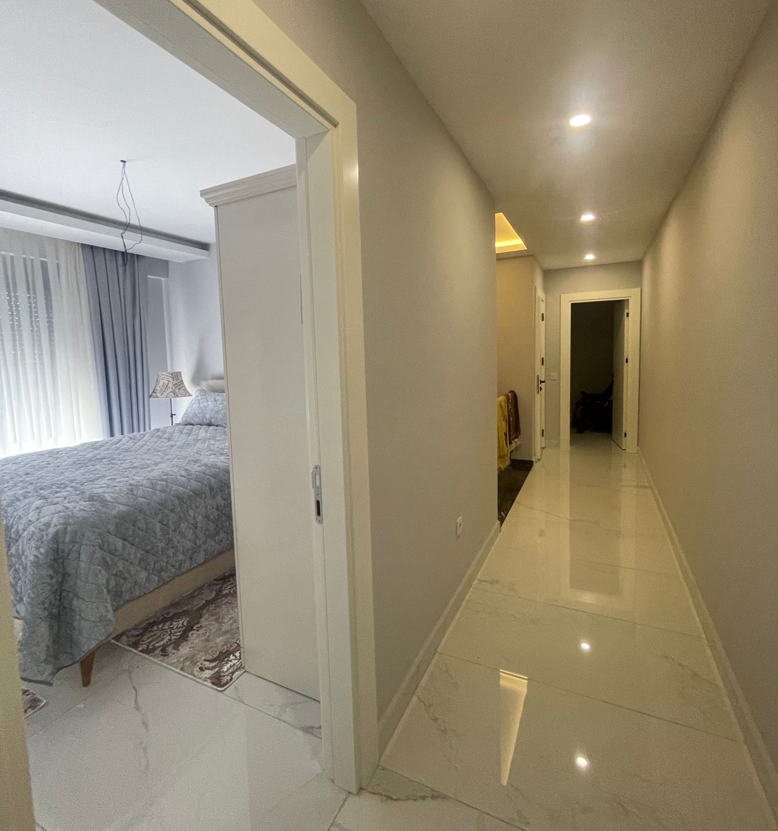 Luksus 2+1 Penthouse med Bjergudsigt i Alanya Centrum