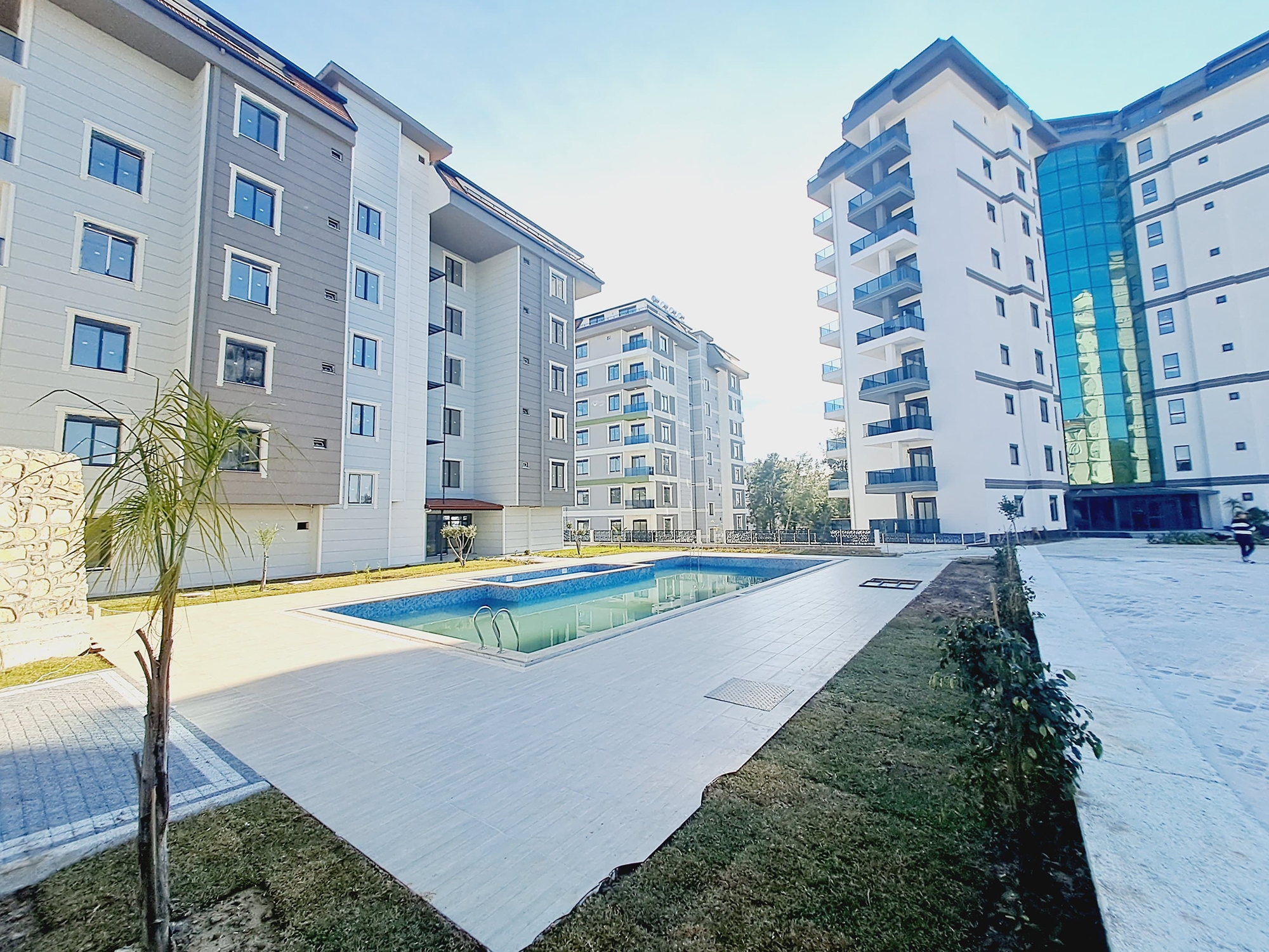 Modernes 1+1 Apartment mit Bergblick in Avsallar, Alanya