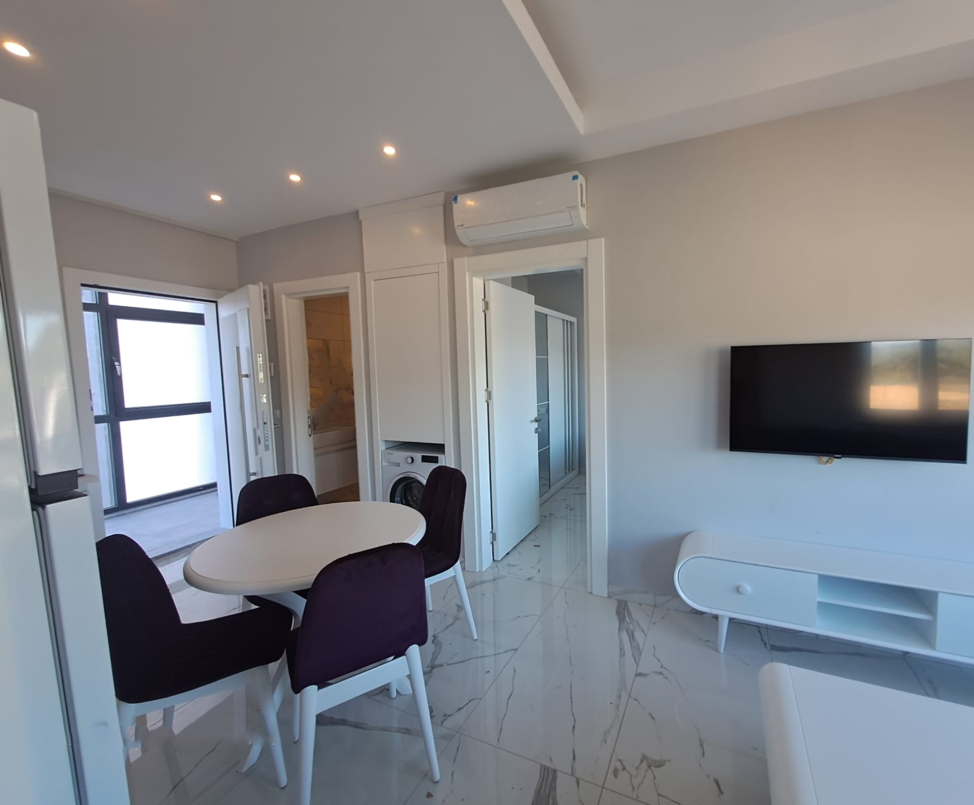 Luxuriöses 1+1 Apartment mit Meerblick in Avsallar, Alanya