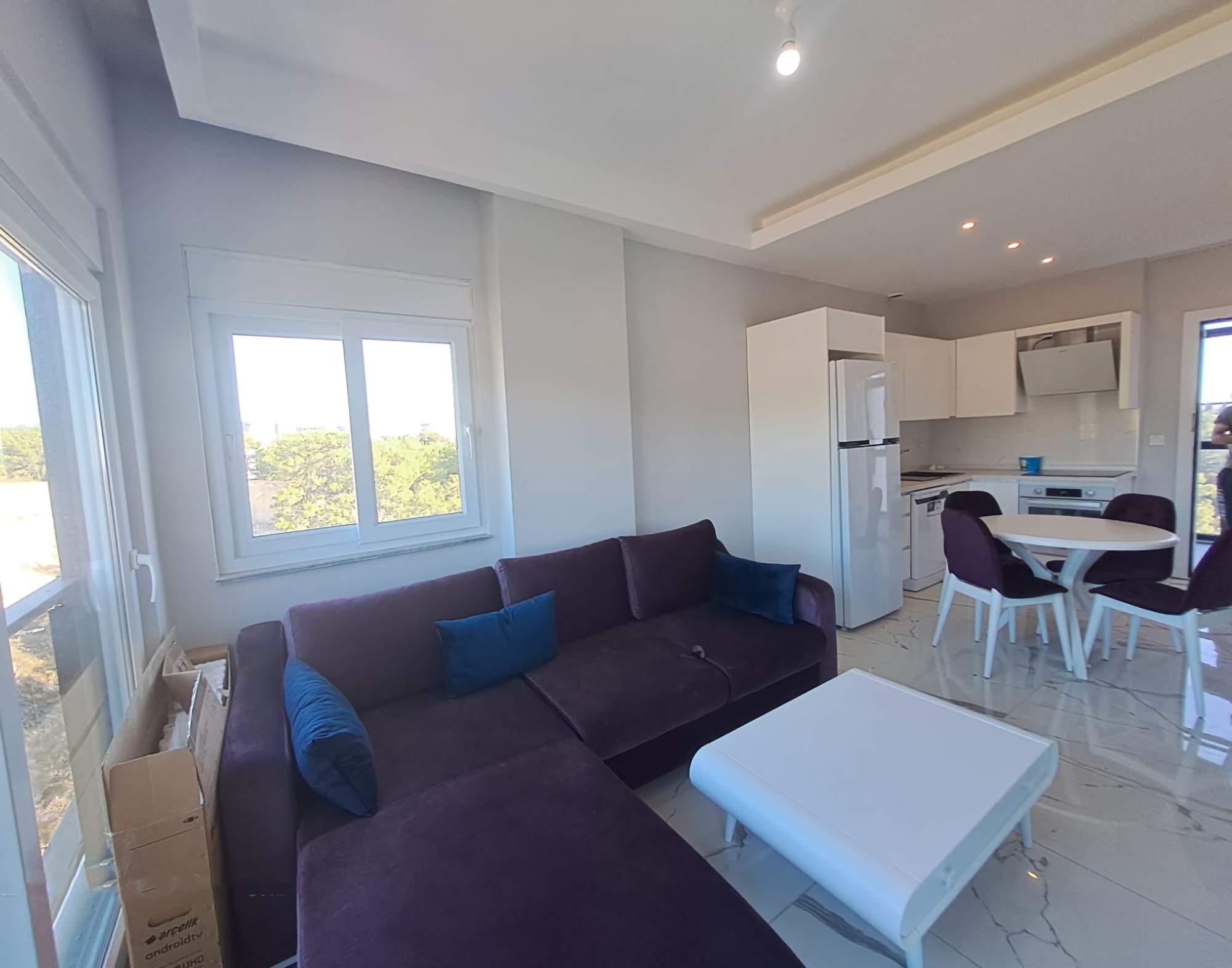 Luxuriöses 1+1 Apartment mit Meerblick in Avsallar, Alanya