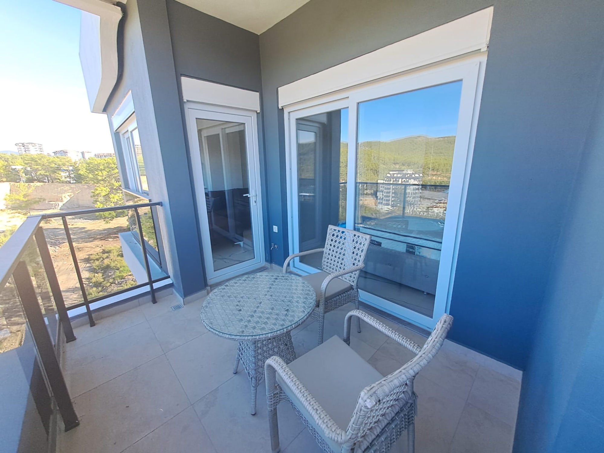 Luxuriöses 1+1 Apartment mit Meerblick in Avsallar, Alanya