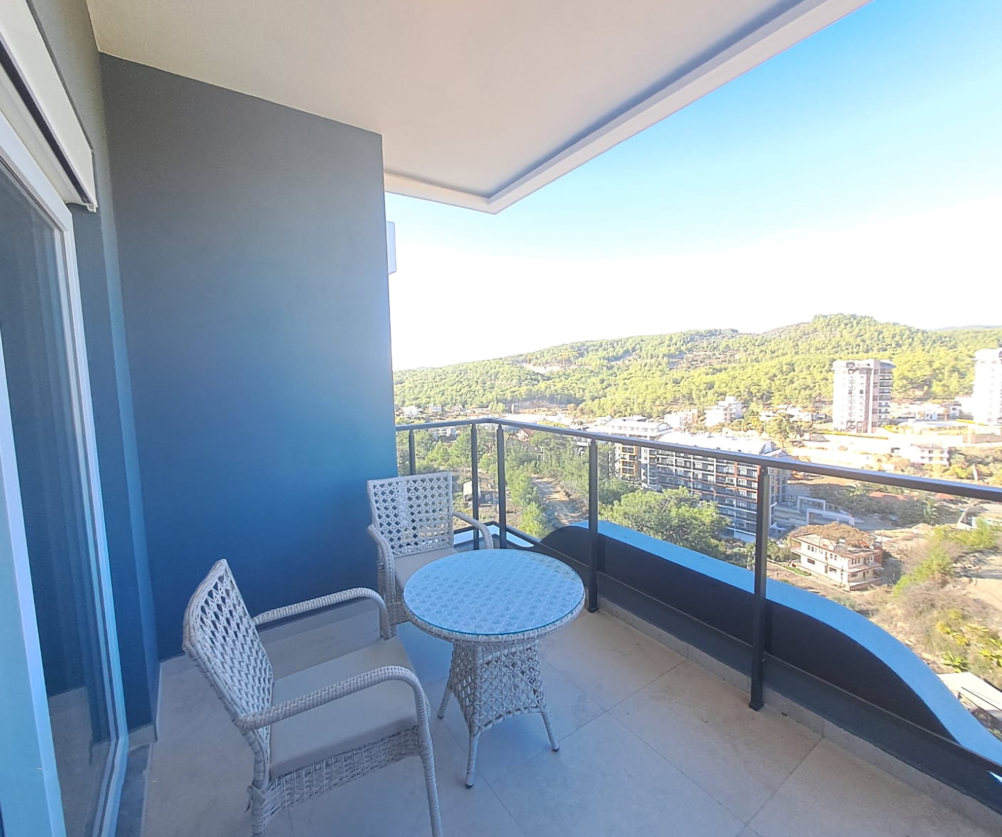 Luxuriöses 1+1 Apartment mit Meerblick in Avsallar, Alanya