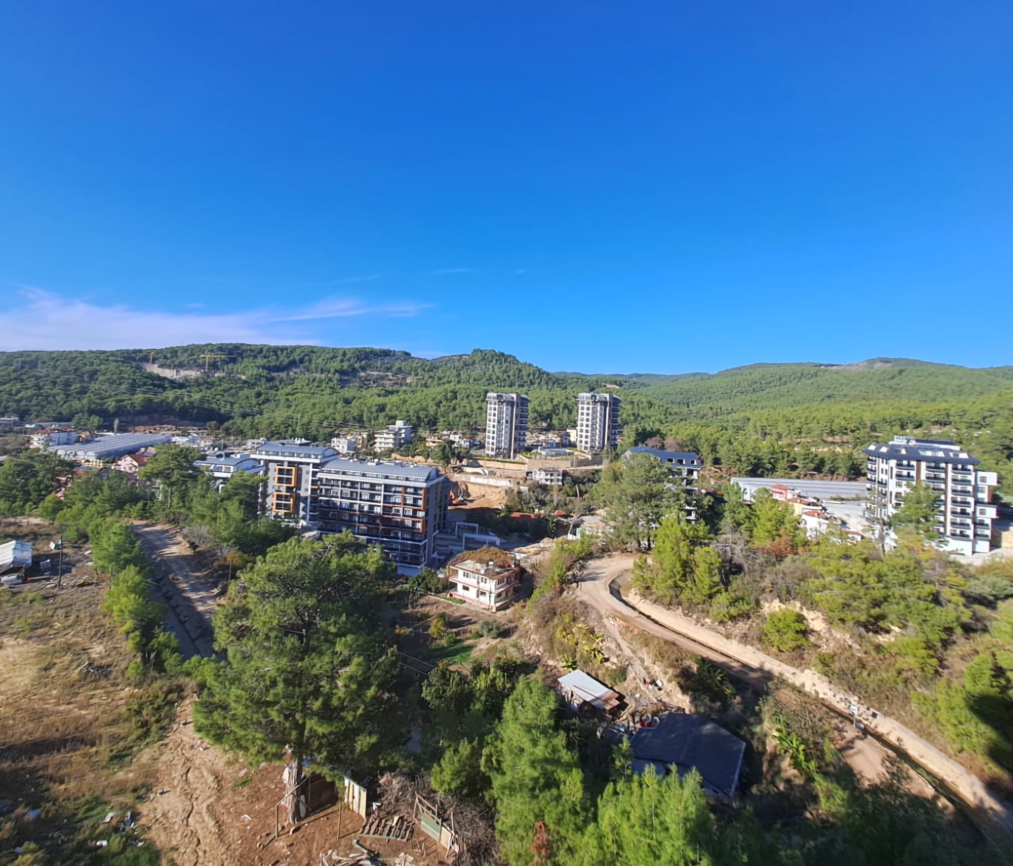 Luxuriöses 1+1 Apartment mit Meerblick in Avsallar, Alanya