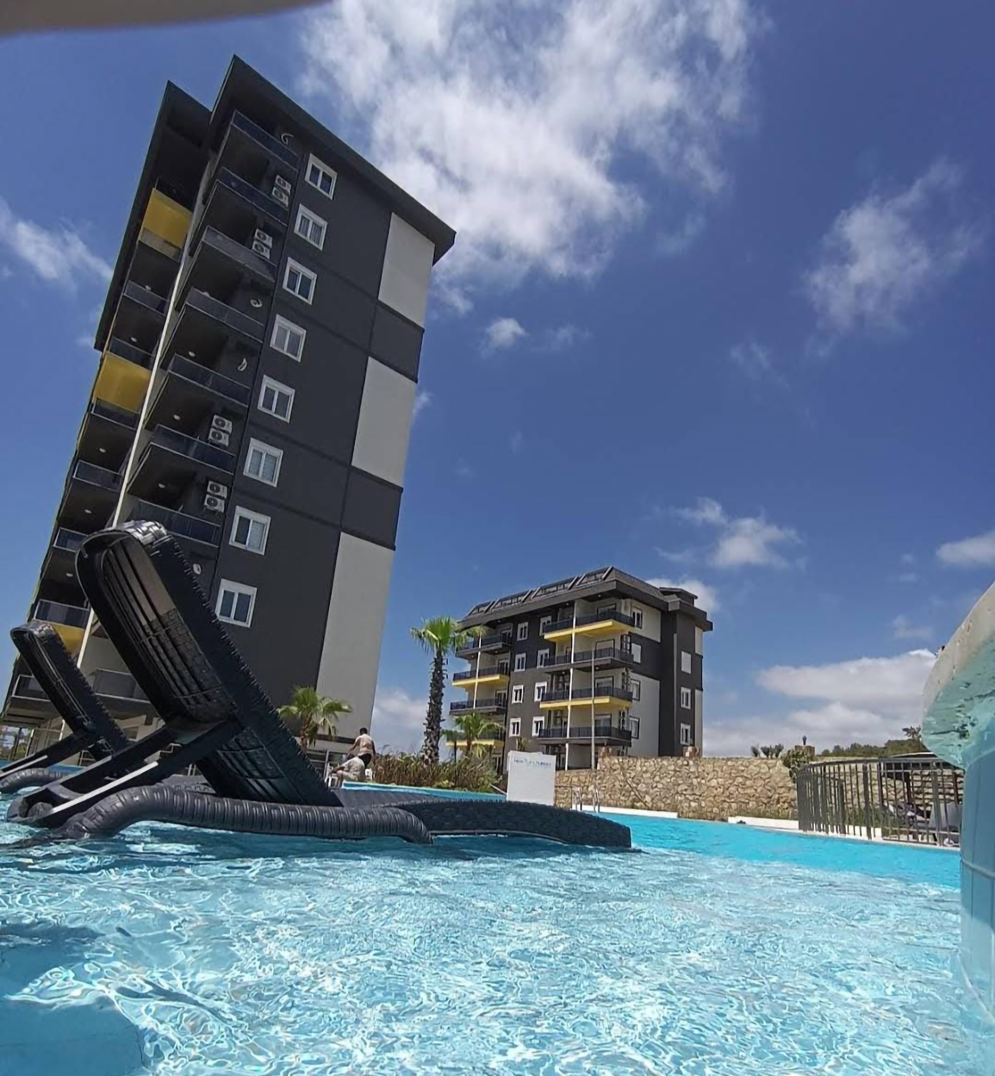 Luxuriöses 1+1 Apartment mit Bergblick in Avsallar