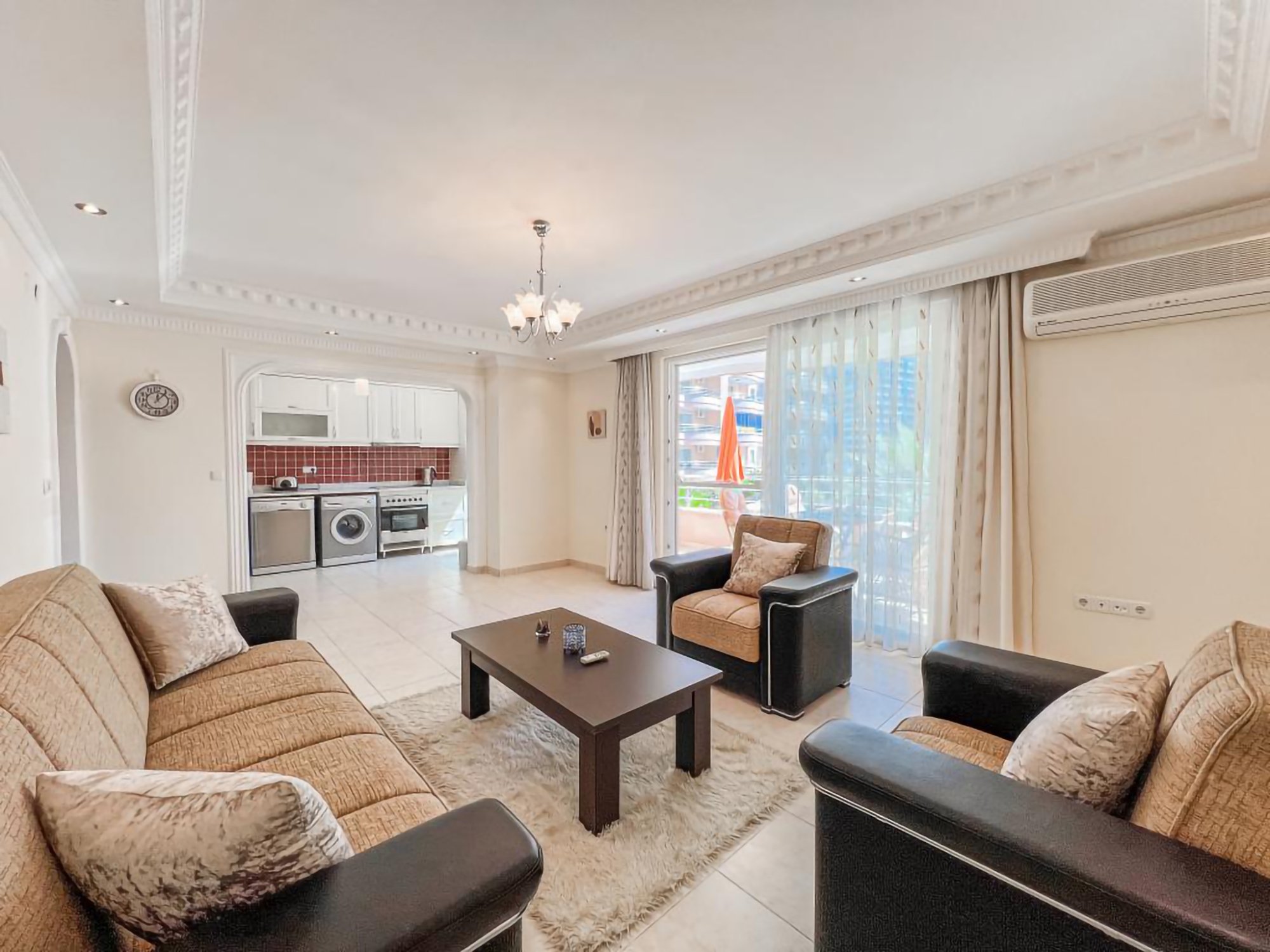 Luxuriöses 2+1 Apartment mit Bergblick, Alanya - Mahmutlar
