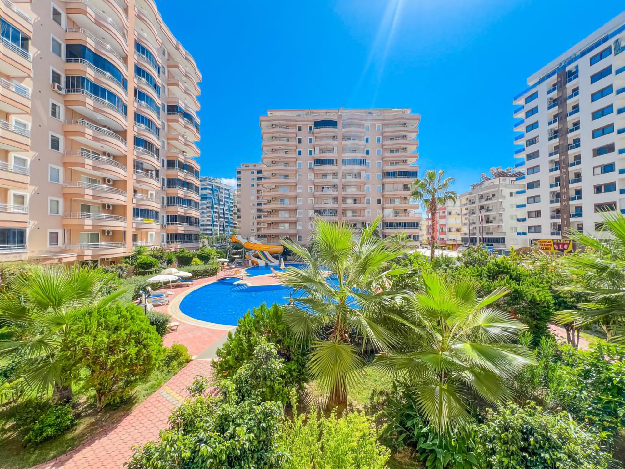 Luxuriöses 2+1 Apartment mit Bergblick, Alanya - Mahmutlar