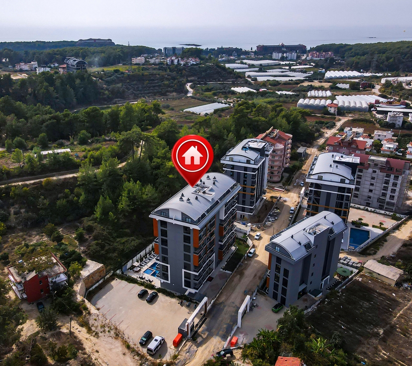 Luxury 1+1 Apartment with Mountain View, Alanya - Avsallar