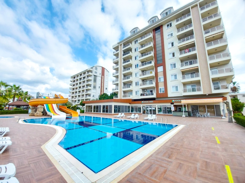 Luxuriöse 1+1 Wohnung mit Bergblick, Alanya - Avsallar
