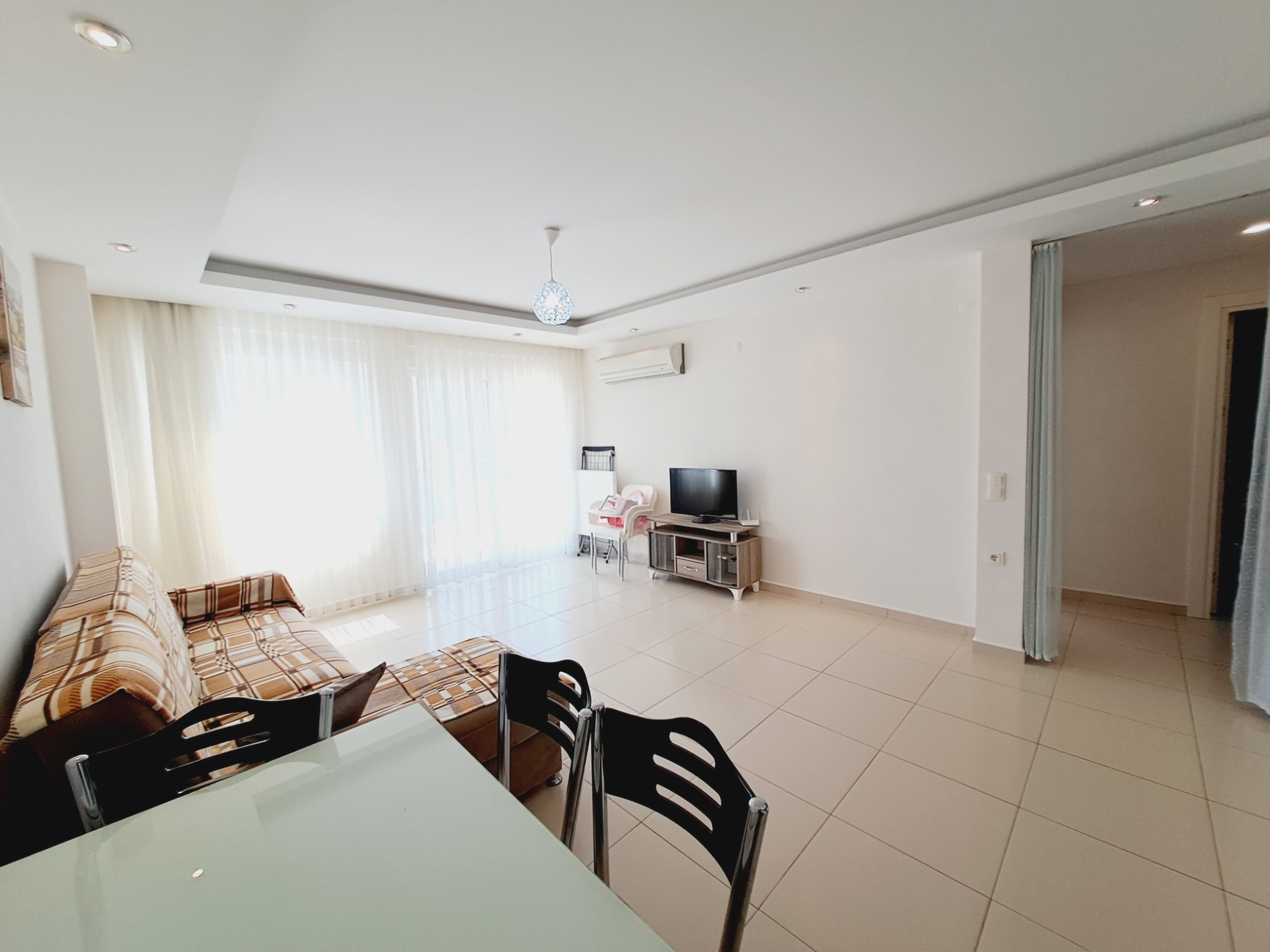 Luxuriöse 1+1 Wohnung mit Bergblick, Alanya - Avsallar