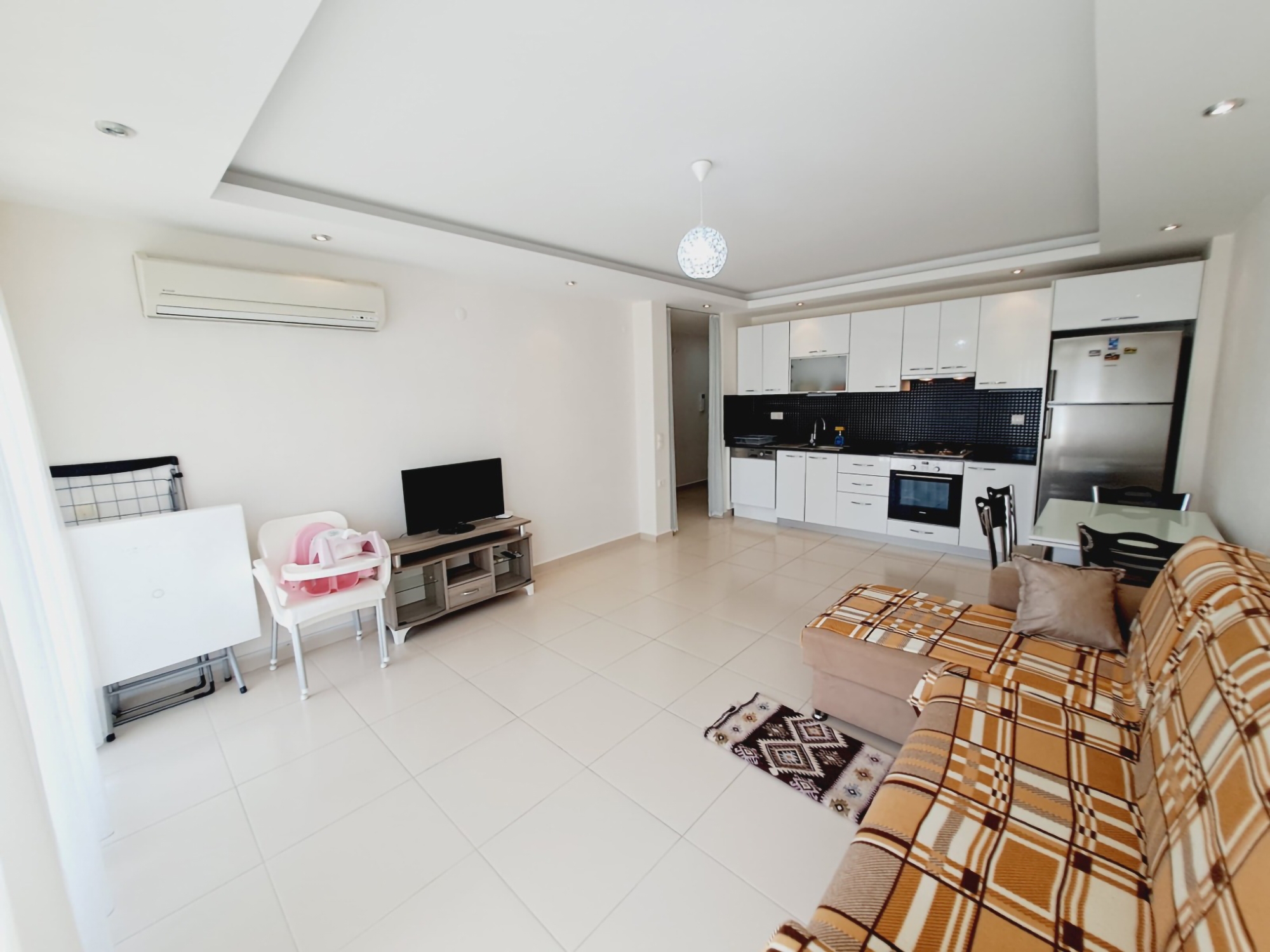 Luxuriöse 1+1 Wohnung mit Bergblick, Alanya - Avsallar