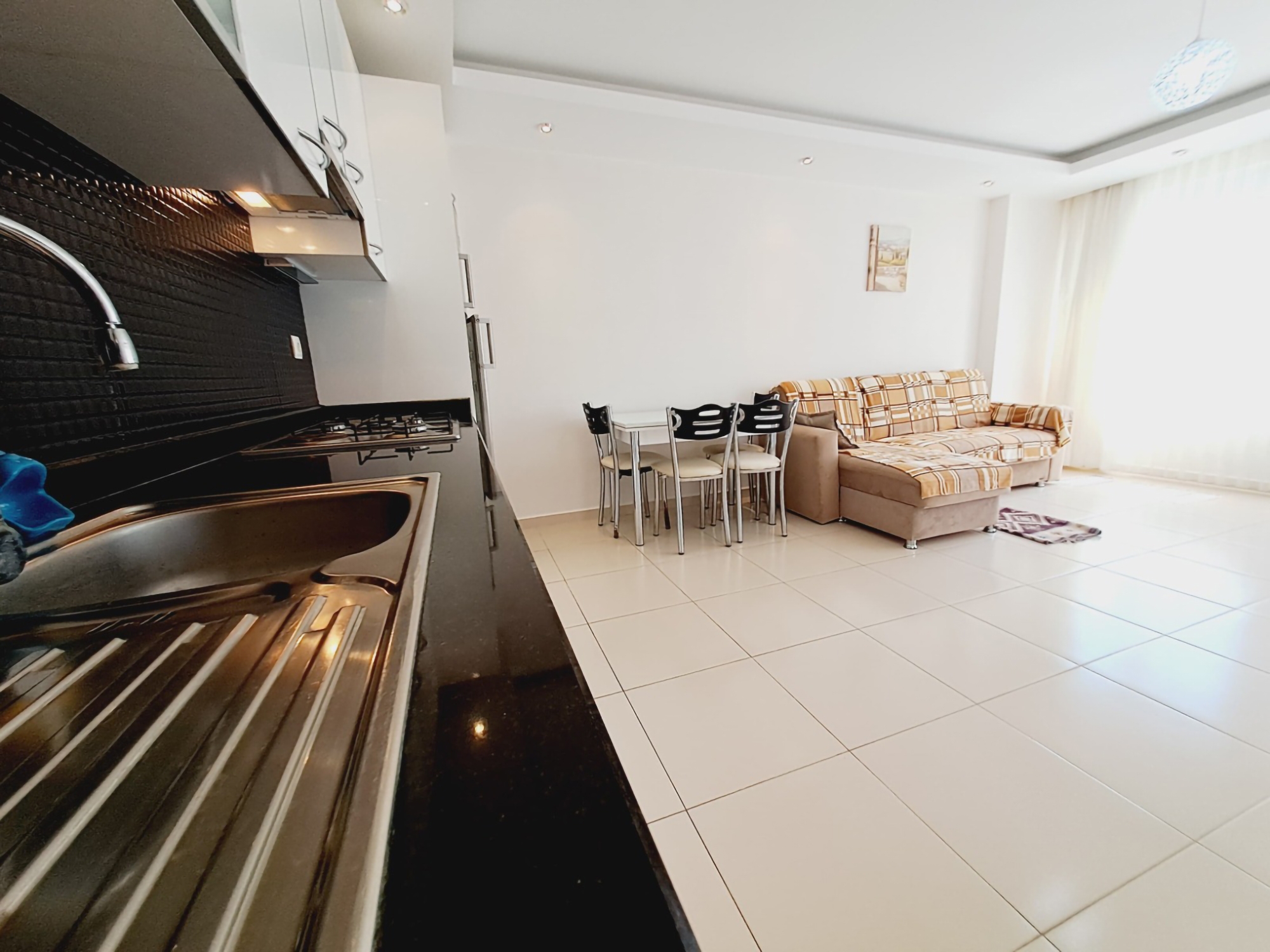 Luxuriöse 1+1 Wohnung mit Bergblick, Alanya - Avsallar