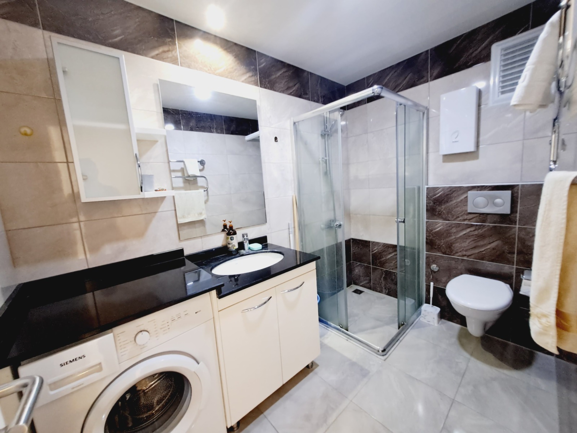 Luxuriöse 1+1 Wohnung mit Bergblick, Alanya - Avsallar