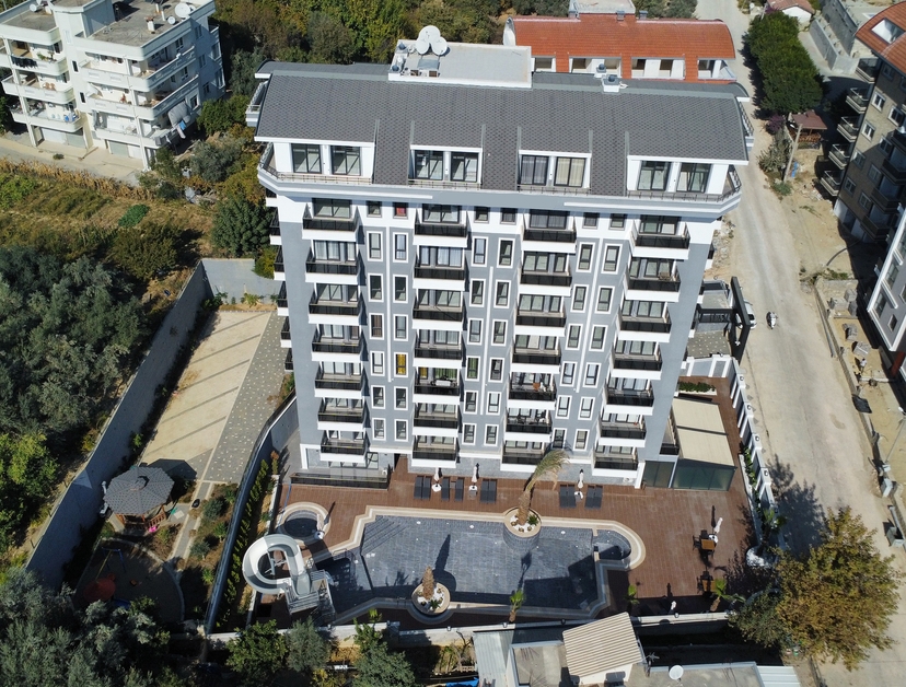 Moderni 1+1 huoneisto vuorinäköalalla Avsallarissa, Alanyassa