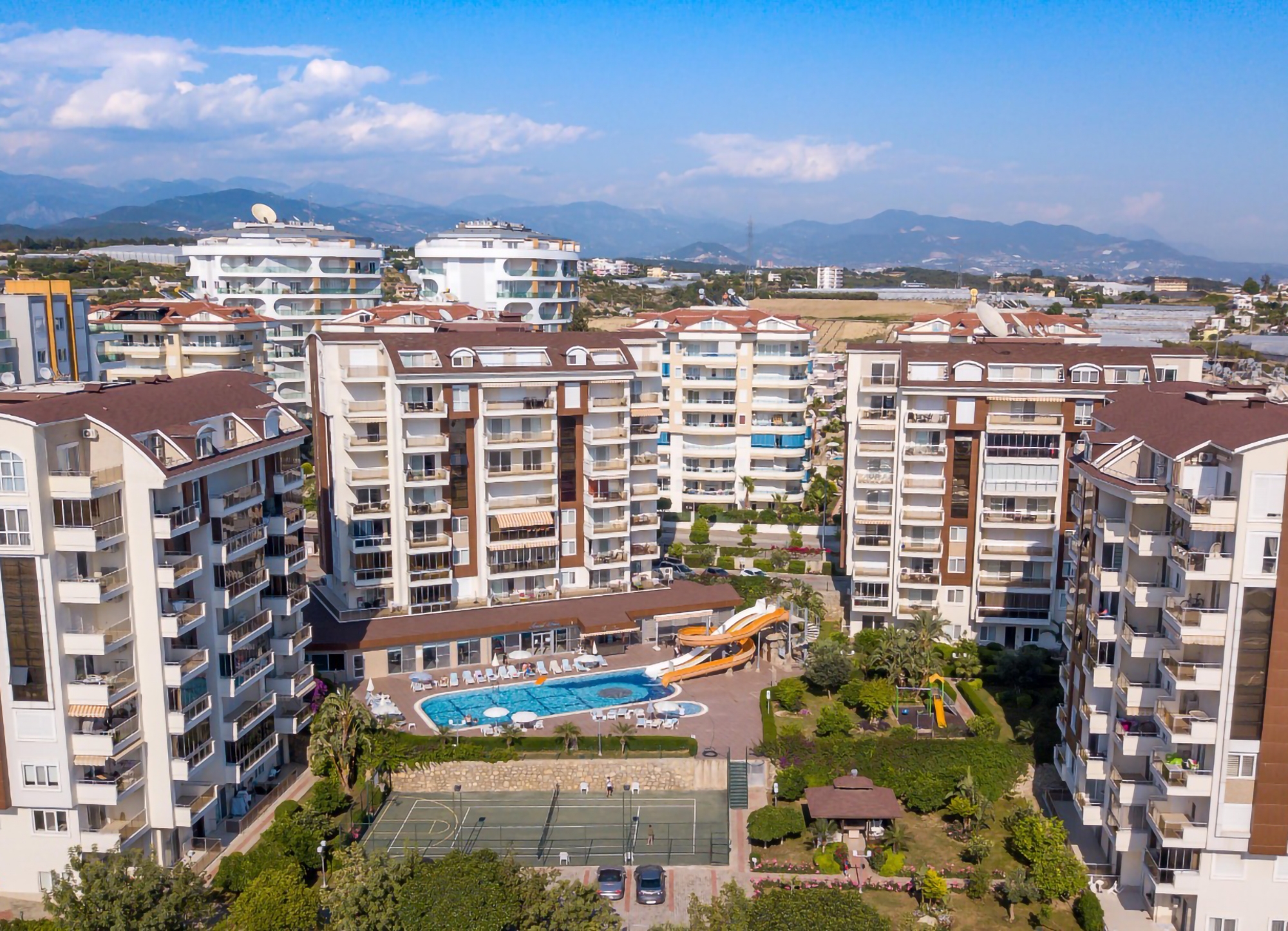 Ylellinen 1+1 asunto vuorinäköalalla, Alanya - Avsallar