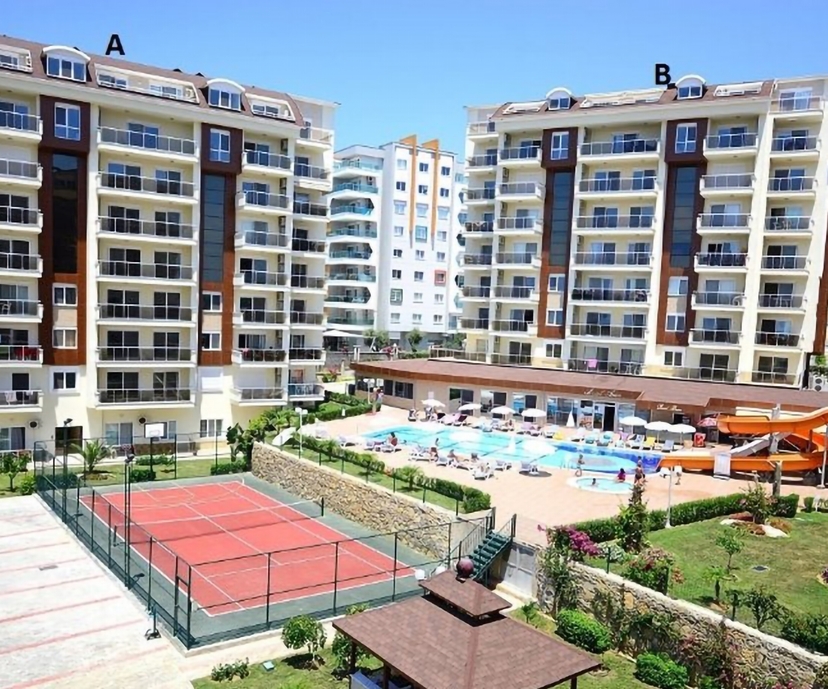 Ylellinen 1+1 asunto vuorinäköalalla, Alanya - Avsallar
