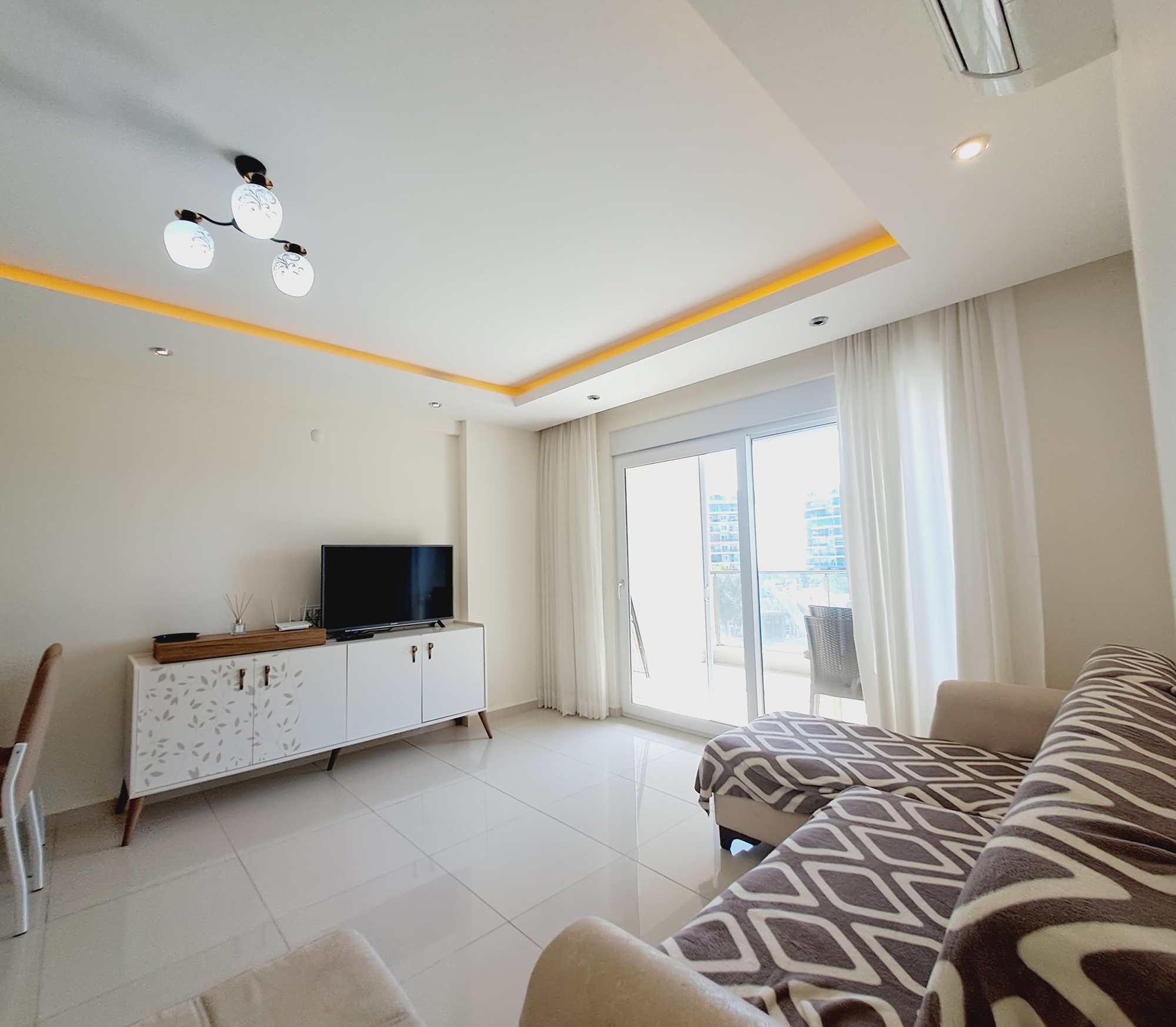 Luxuriöse 1+1 Wohnung mit Bergblick in Avsallar, Alanya