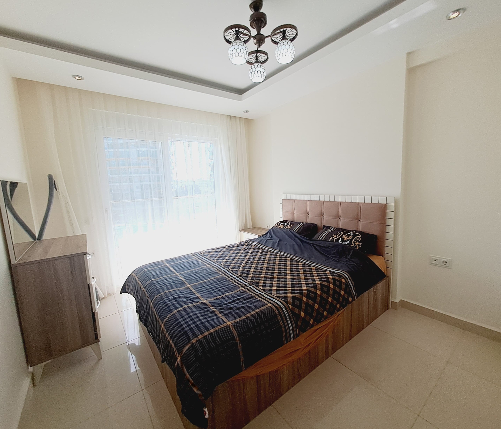 Luxuriöse 1+1 Wohnung mit Bergblick in Avsallar, Alanya