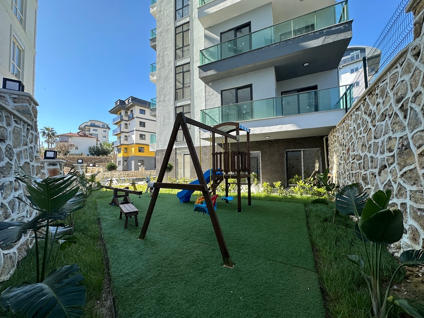 Luxuriöse 2+1 Wohnung mit Bergblick in Avsallar, Alanya