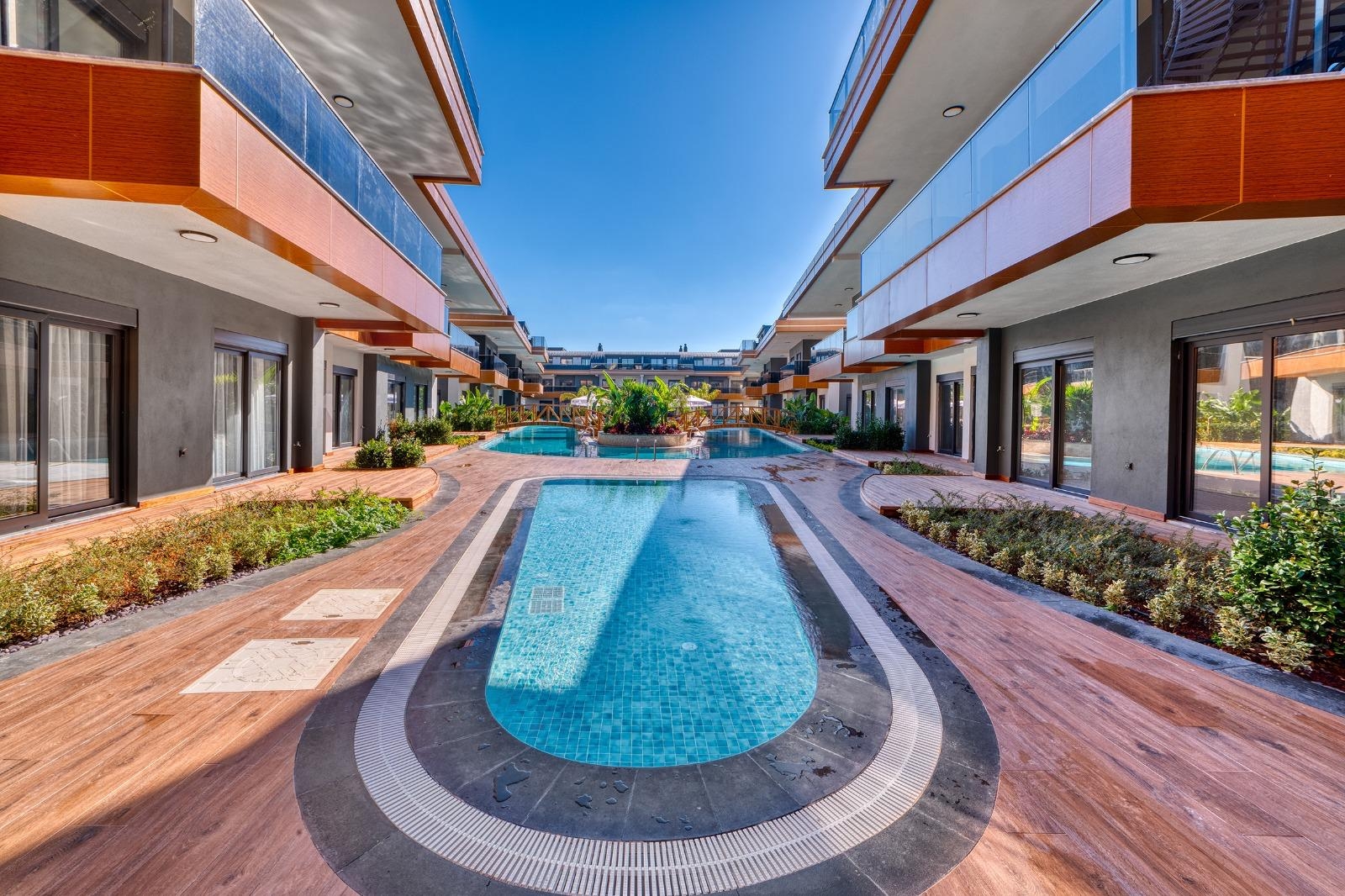 Luksuriøs 1+1 leilighet med fjellutsikt, Alanya