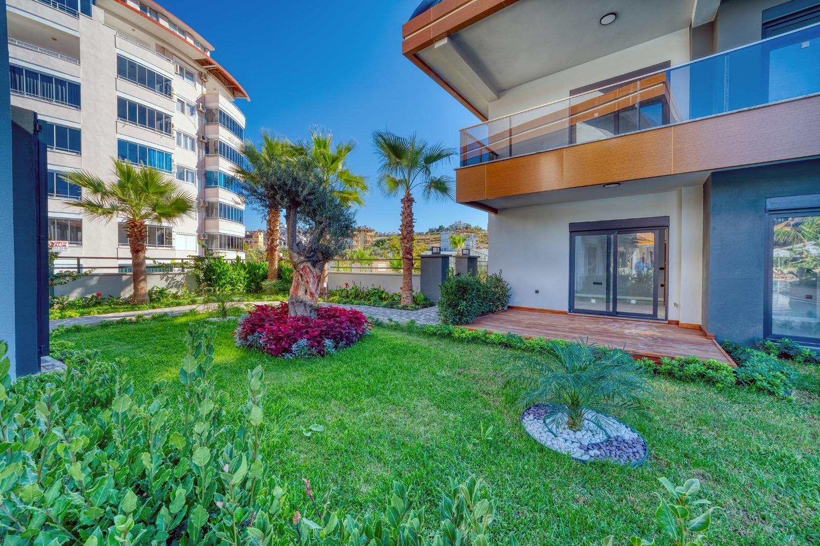 Luksuriøs 1+1 leilighet med fjellutsikt, Alanya