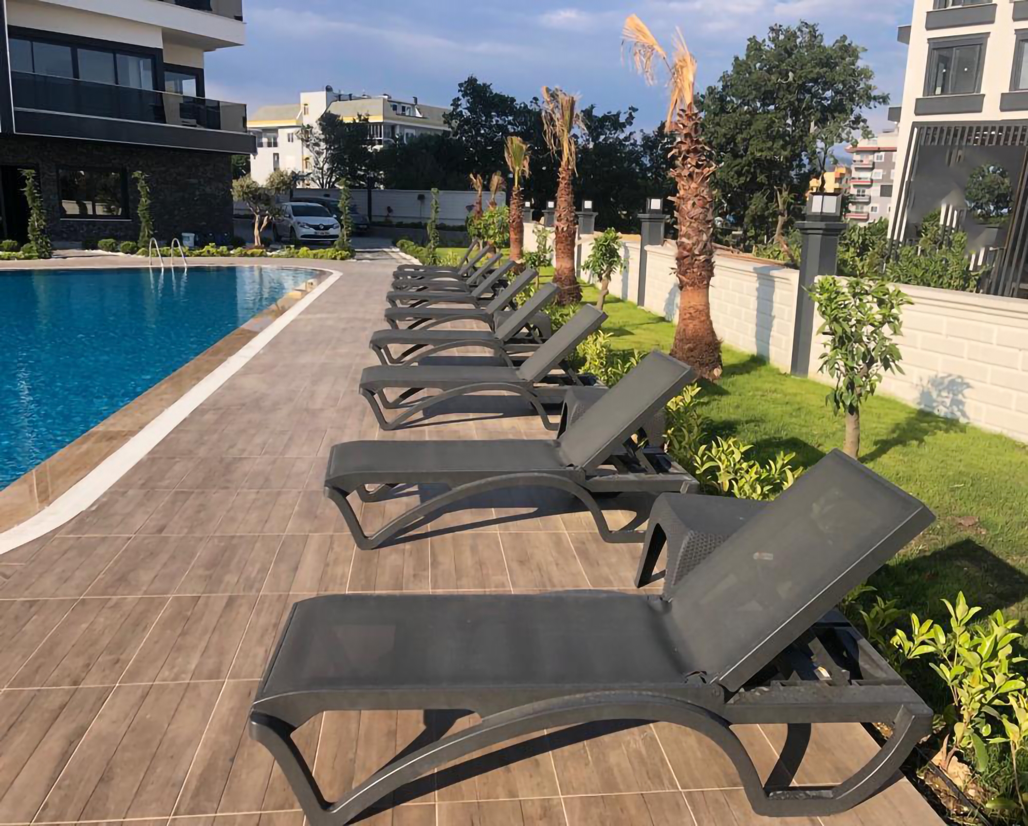 Modern 1+1 lägenhet med bergsutsikt, Avsallar, Alanya