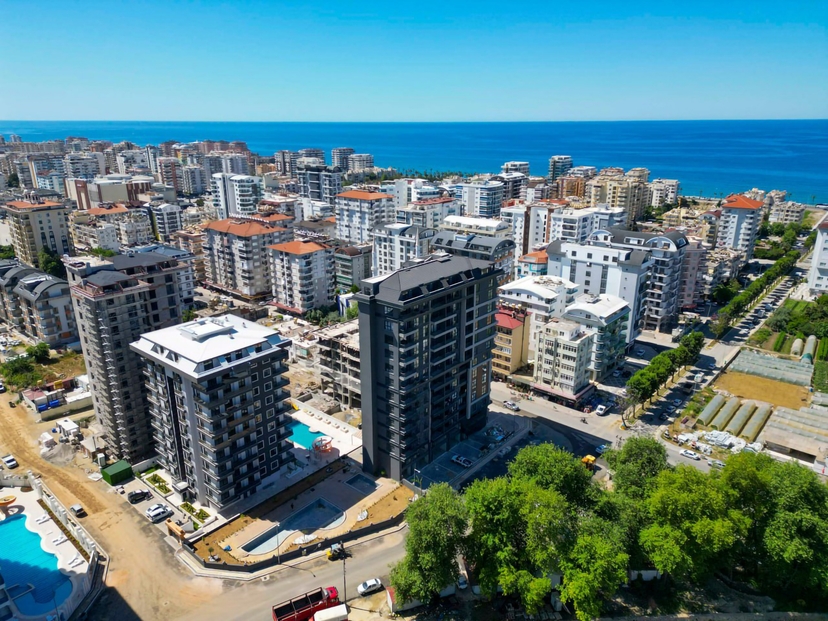 Moderne Luksus 1+1 Leilighet med Fjellutsikt, Alanya