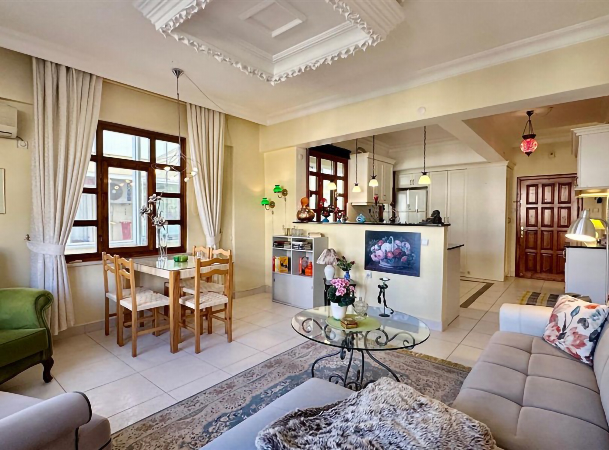 Bergblick 2+1 Wohnung in Oba, Alanya
