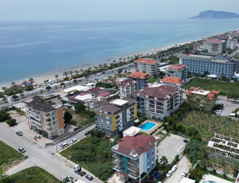 Havutsikt 1+1 lägenhet i Kestel, Alanya