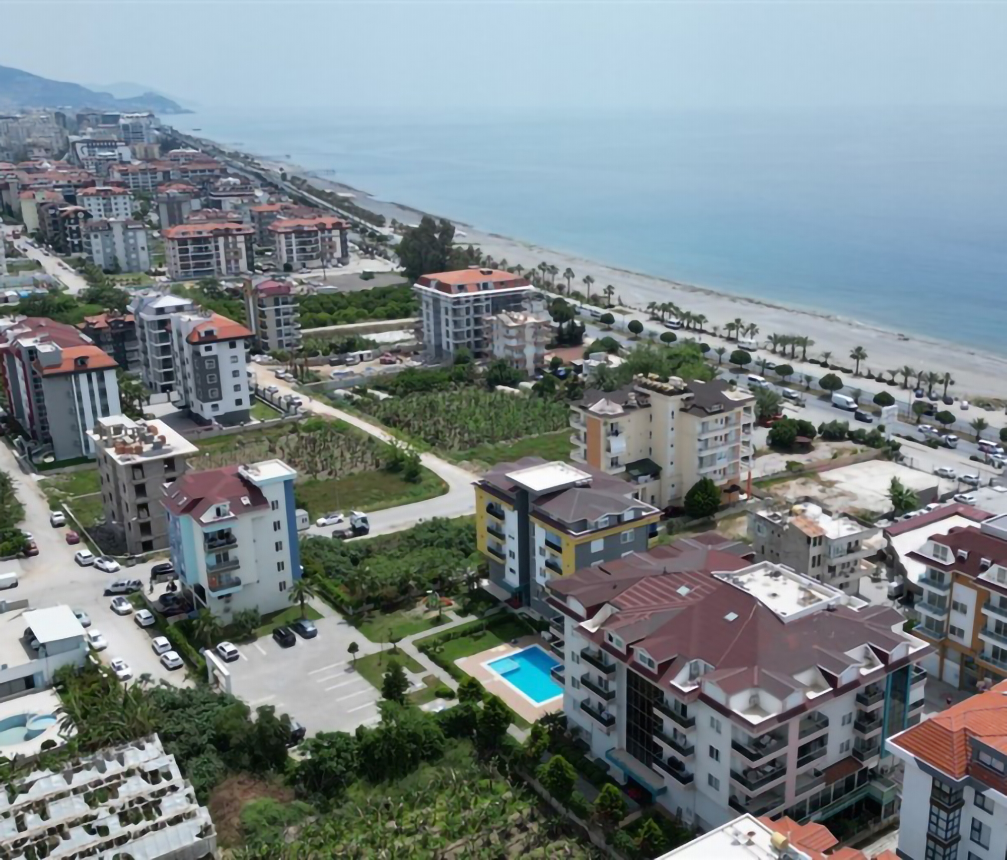 Havutsikt 1+1 lägenhet i Kestel, Alanya