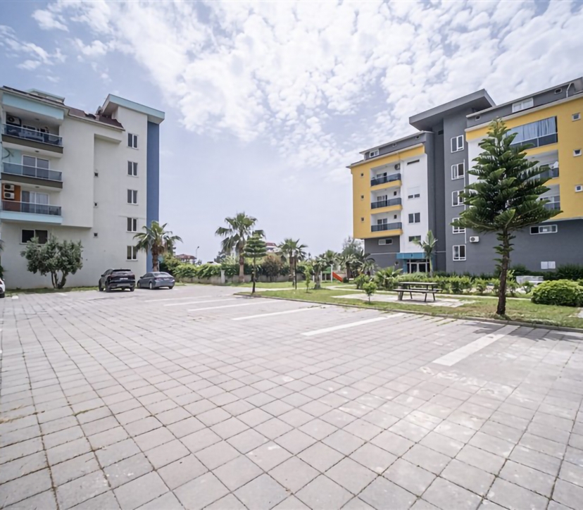 Havutsikt 1+1 lägenhet i Kestel, Alanya