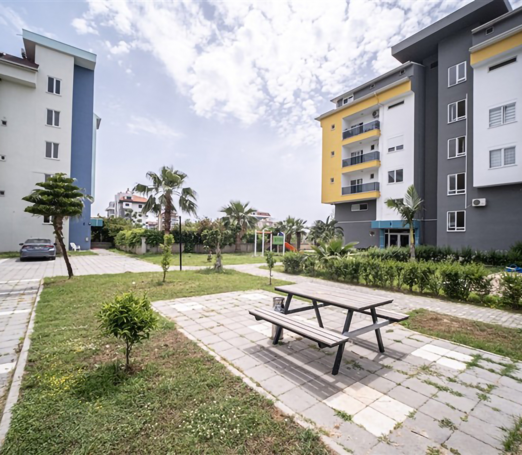 Havutsikt 1+1 lägenhet i Kestel, Alanya