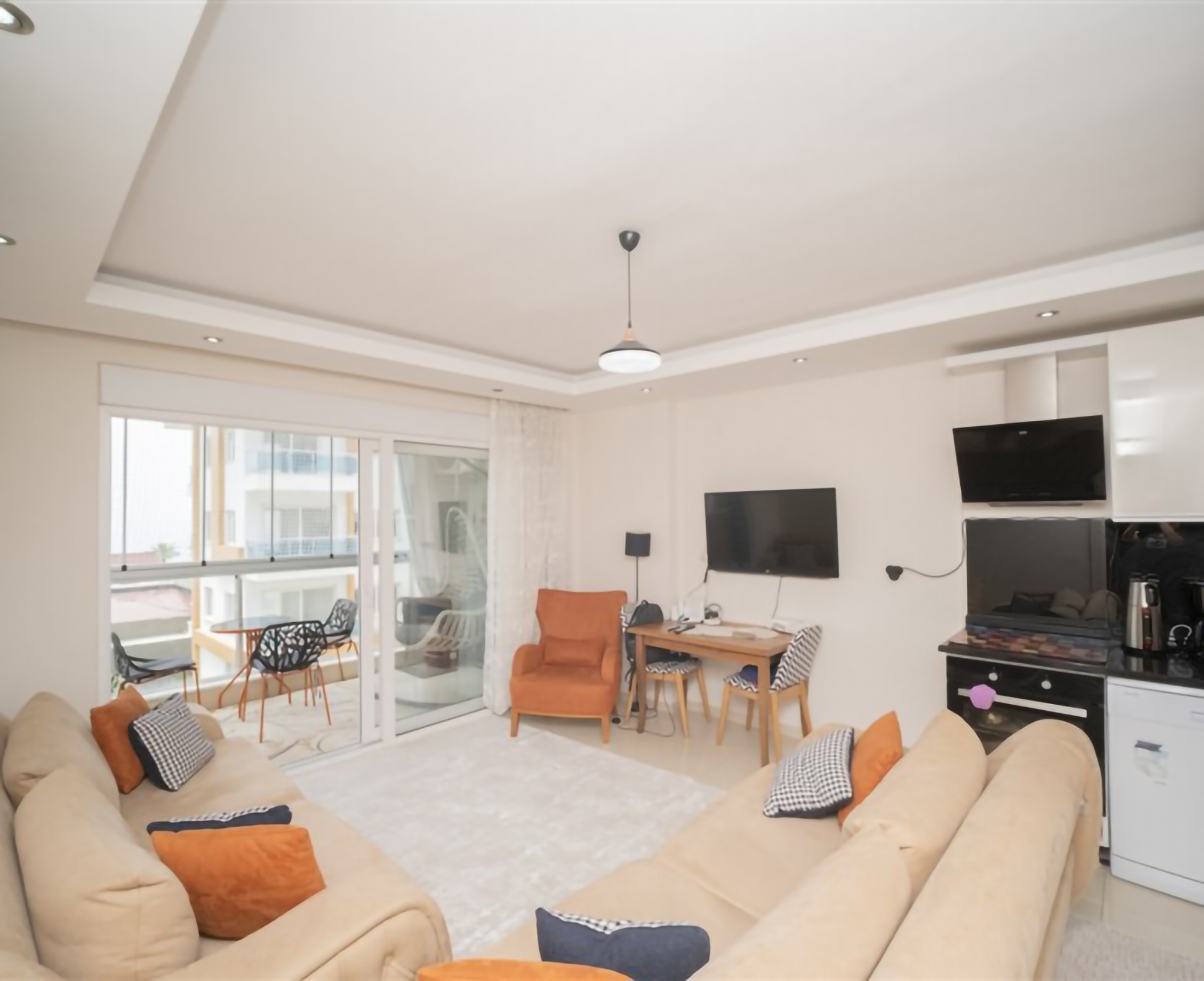 Havutsikt 1+1 lägenhet i Kestel, Alanya