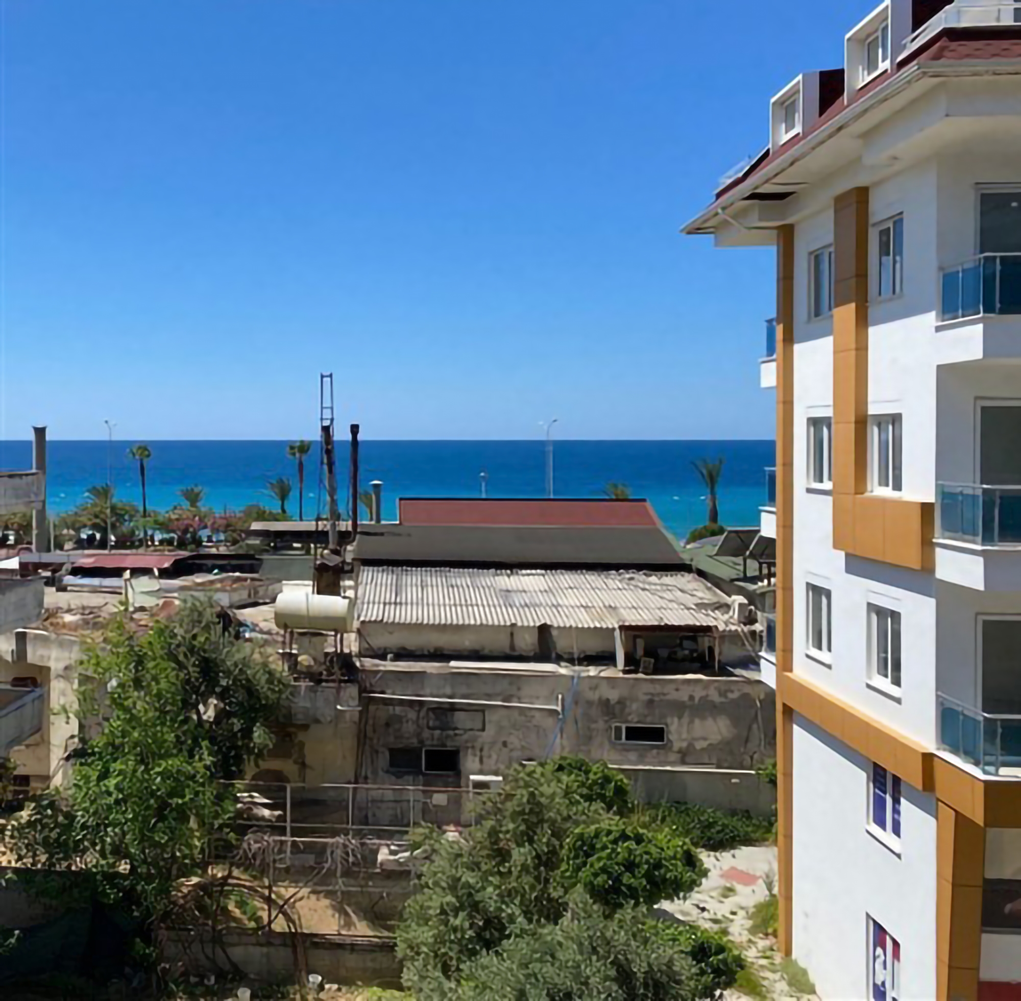 Havutsikt 1+1 lägenhet i Kestel, Alanya