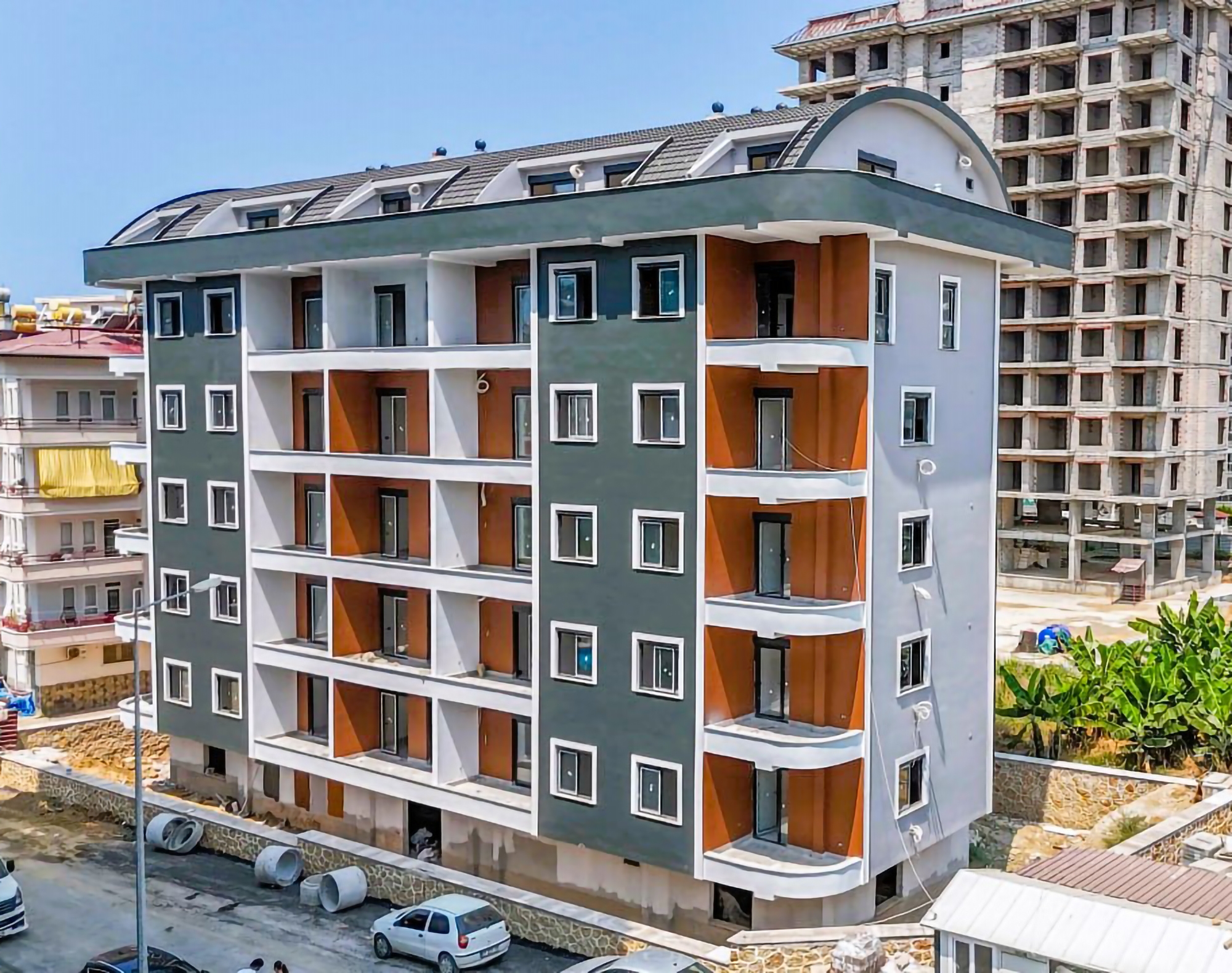 1+1 Lejlighed med bjergudsigt i Mahmutlar, Alanya
