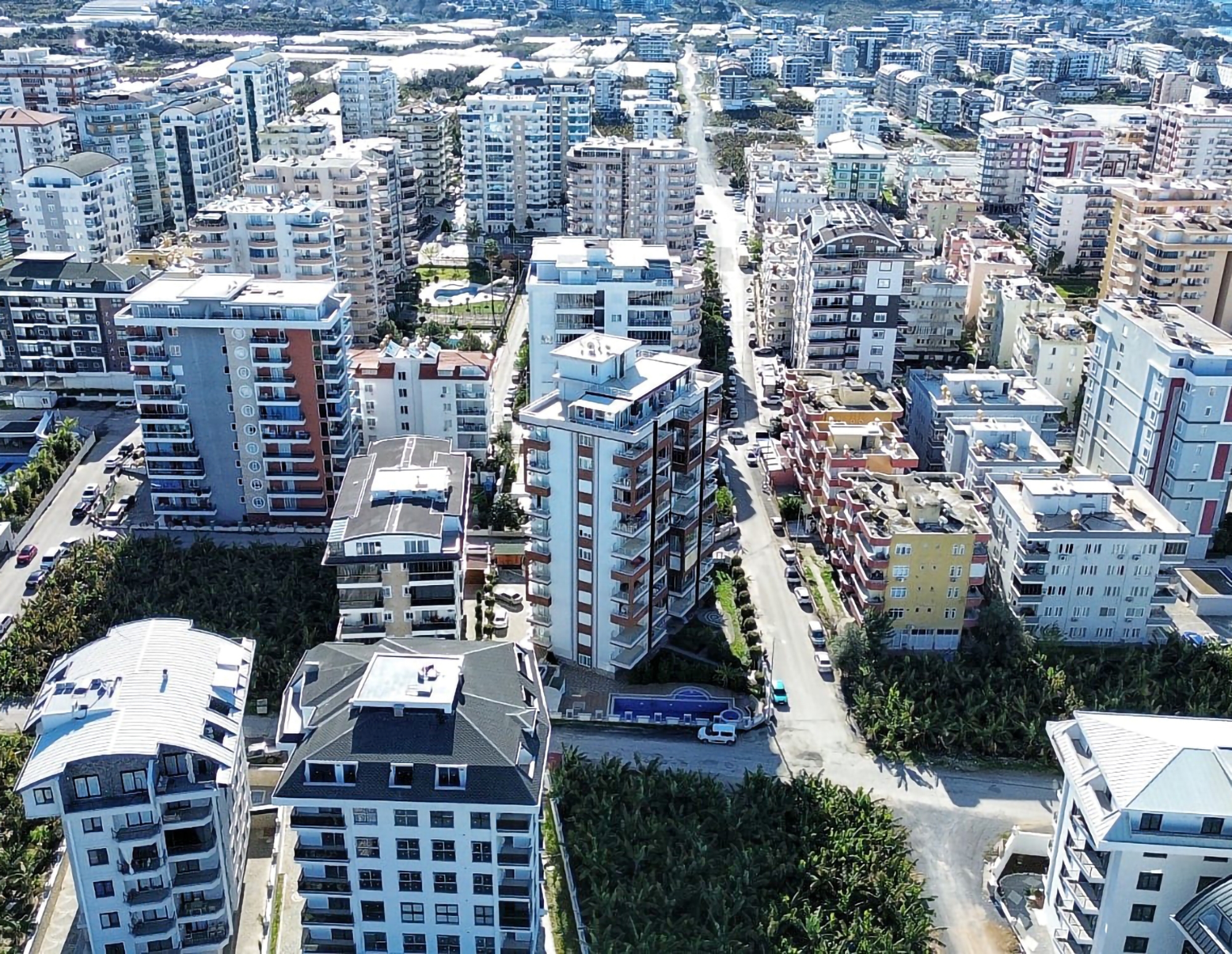 Vuorinäköala 2+1 Asunto Uima-altaalla ja Kuntosalilla Mahmutlarissa, Alanyassa