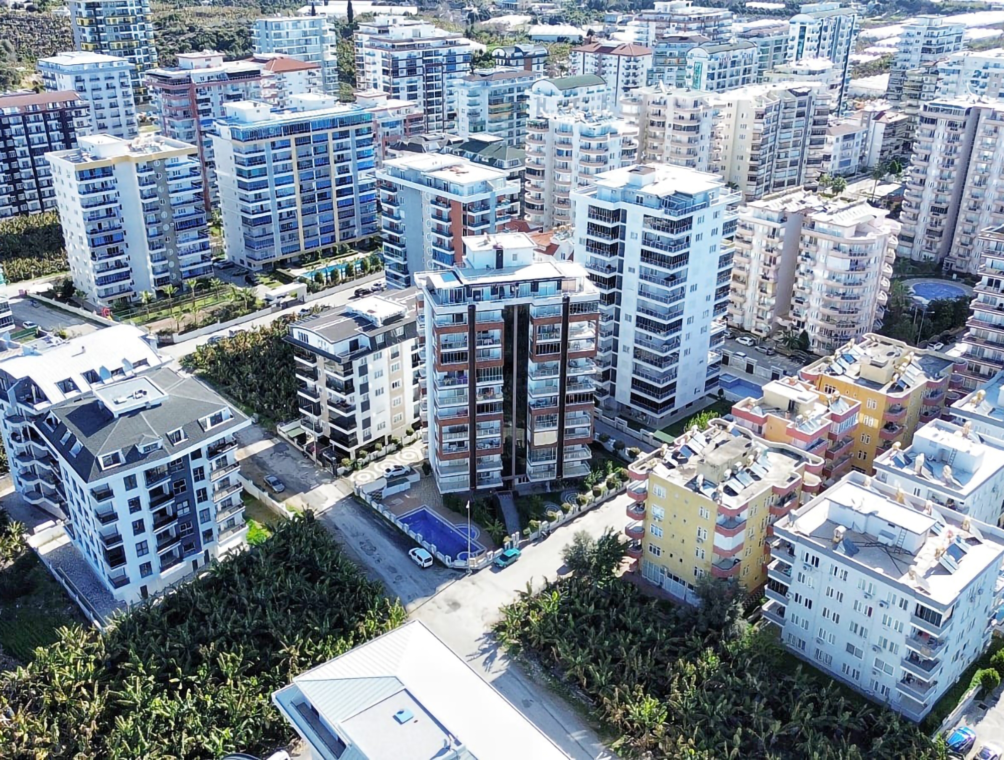 Vuorinäköala 2+1 Asunto Uima-altaalla ja Kuntosalilla Mahmutlarissa, Alanyassa