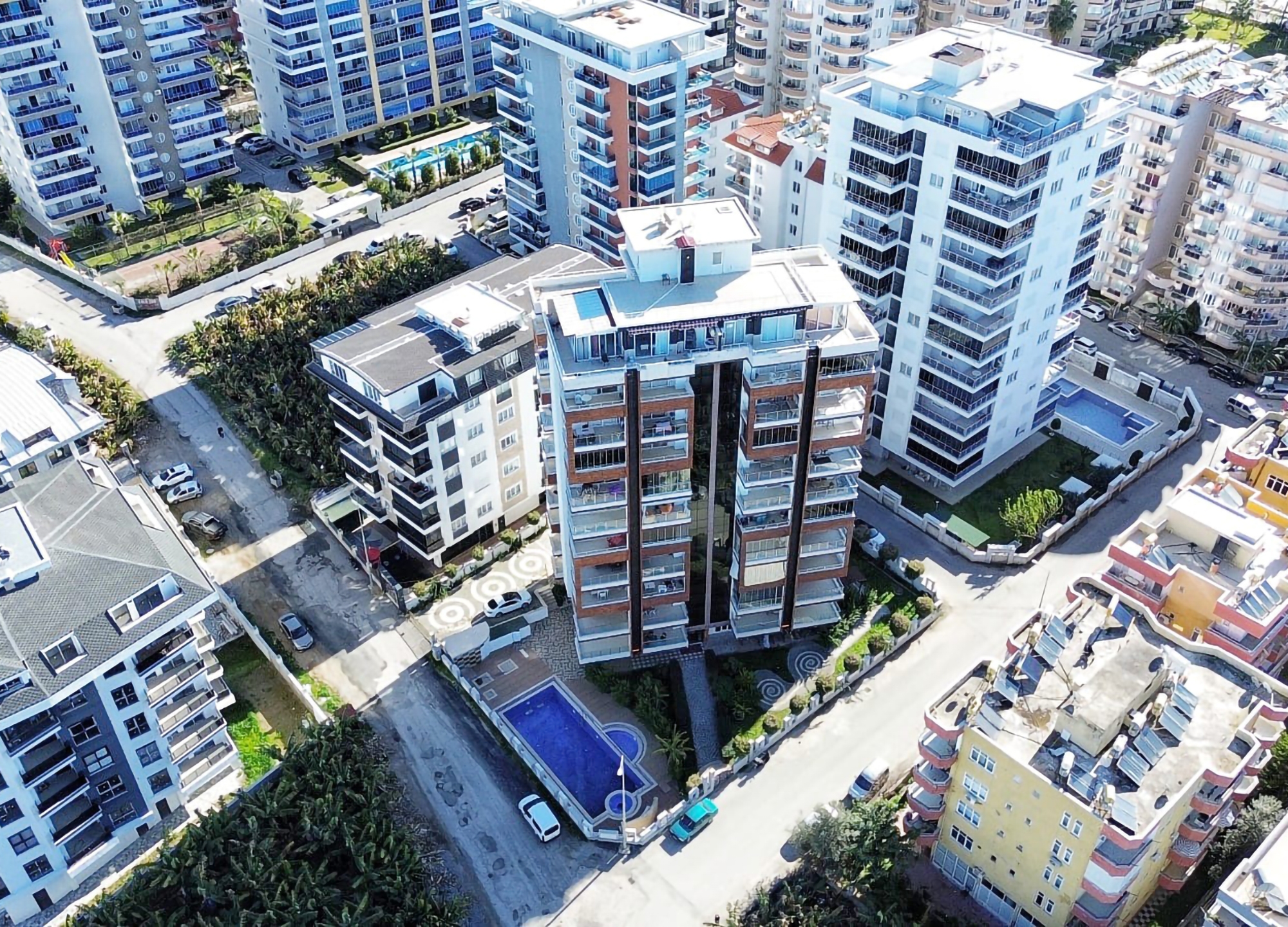 Vuorinäköala 2+1 Asunto Uima-altaalla ja Kuntosalilla Mahmutlarissa, Alanyassa