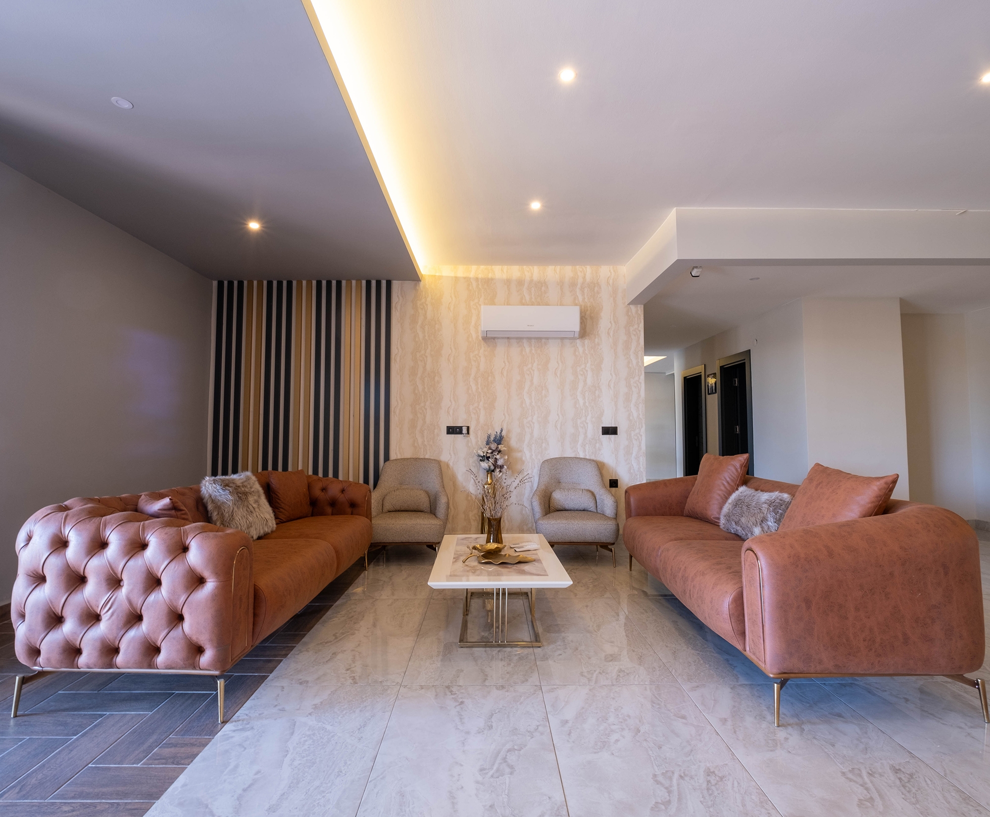 Luxurious 1+1 Apartment with Sea and Mountain Views, Alanya-Kestel