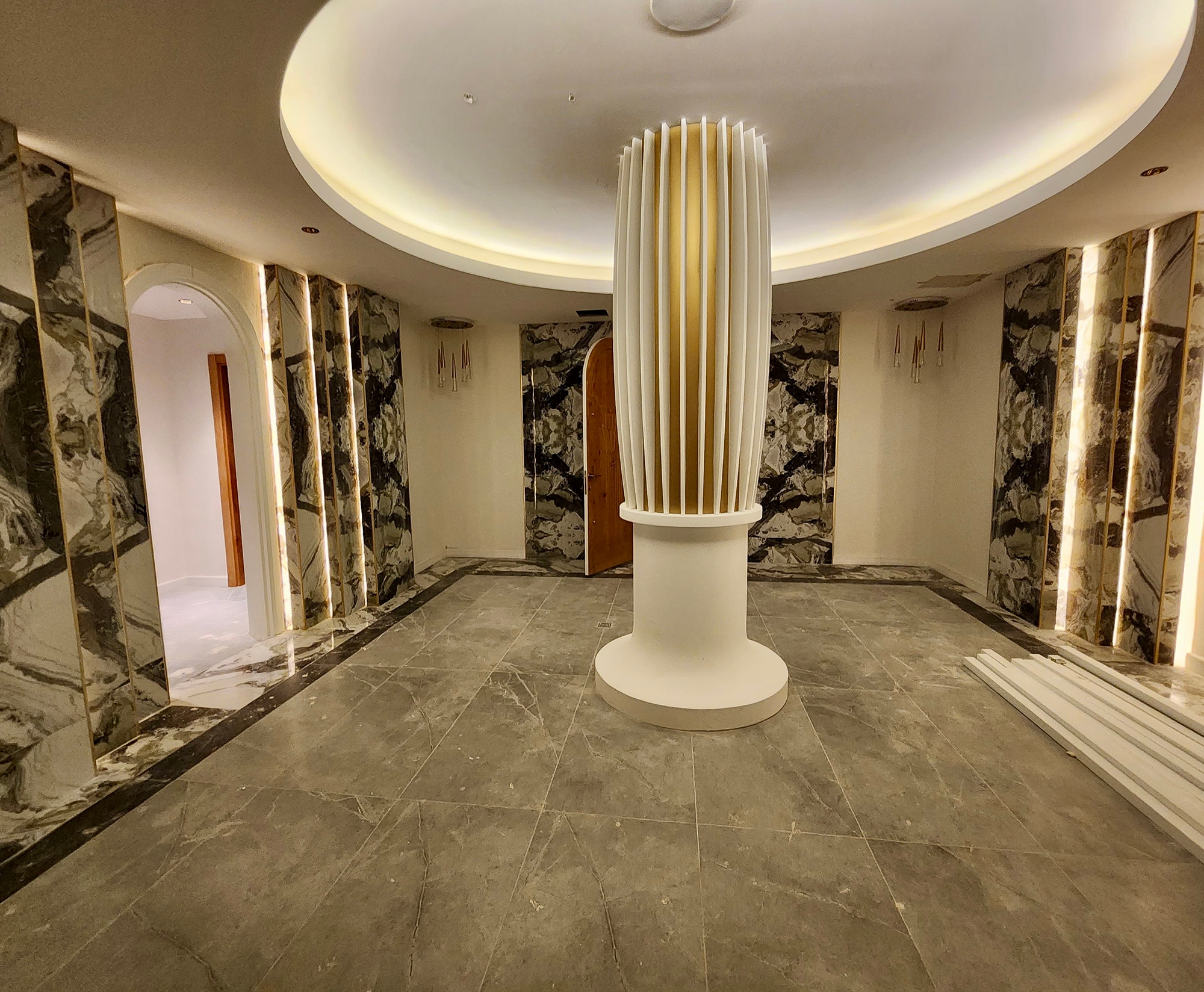 Luxuriöse 1+1 Wohnung mit Meerblick und Bergblick, Alanya