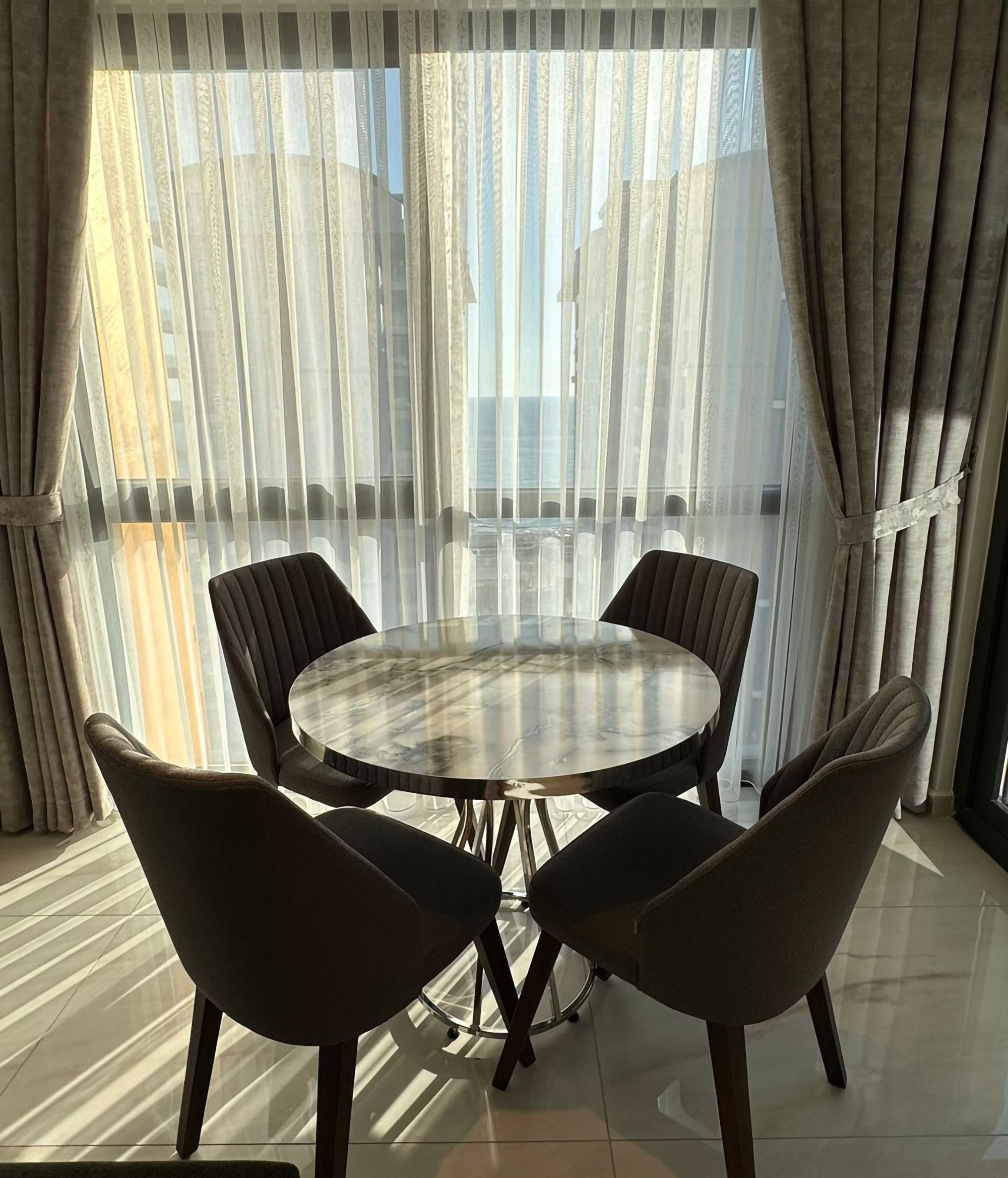 Luxuriöse 1+1 Wohnung mit Meerblick und Bergblick, Alanya