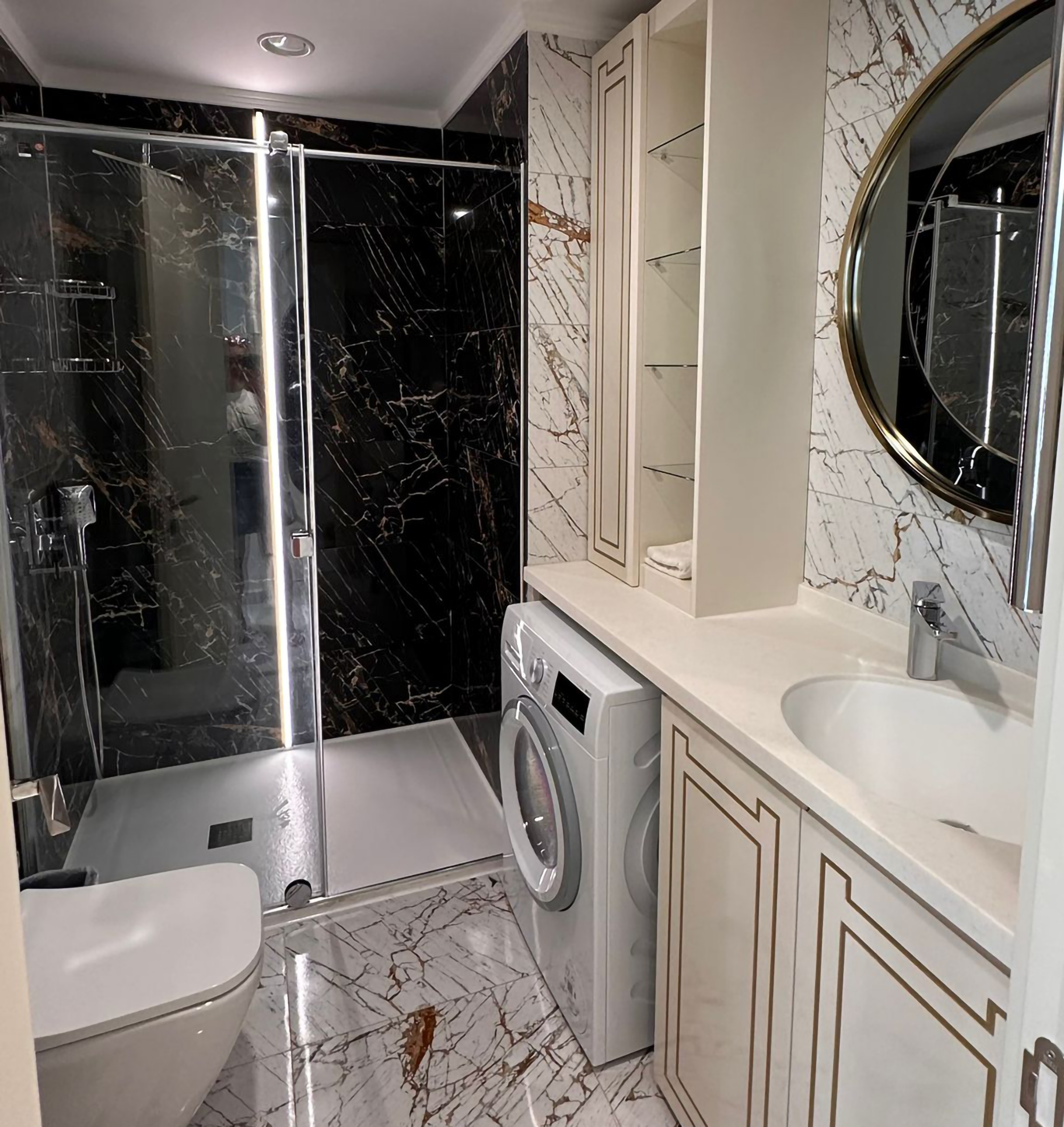 Luxuriöse 1+1 Wohnung mit Meerblick und Bergblick, Alanya