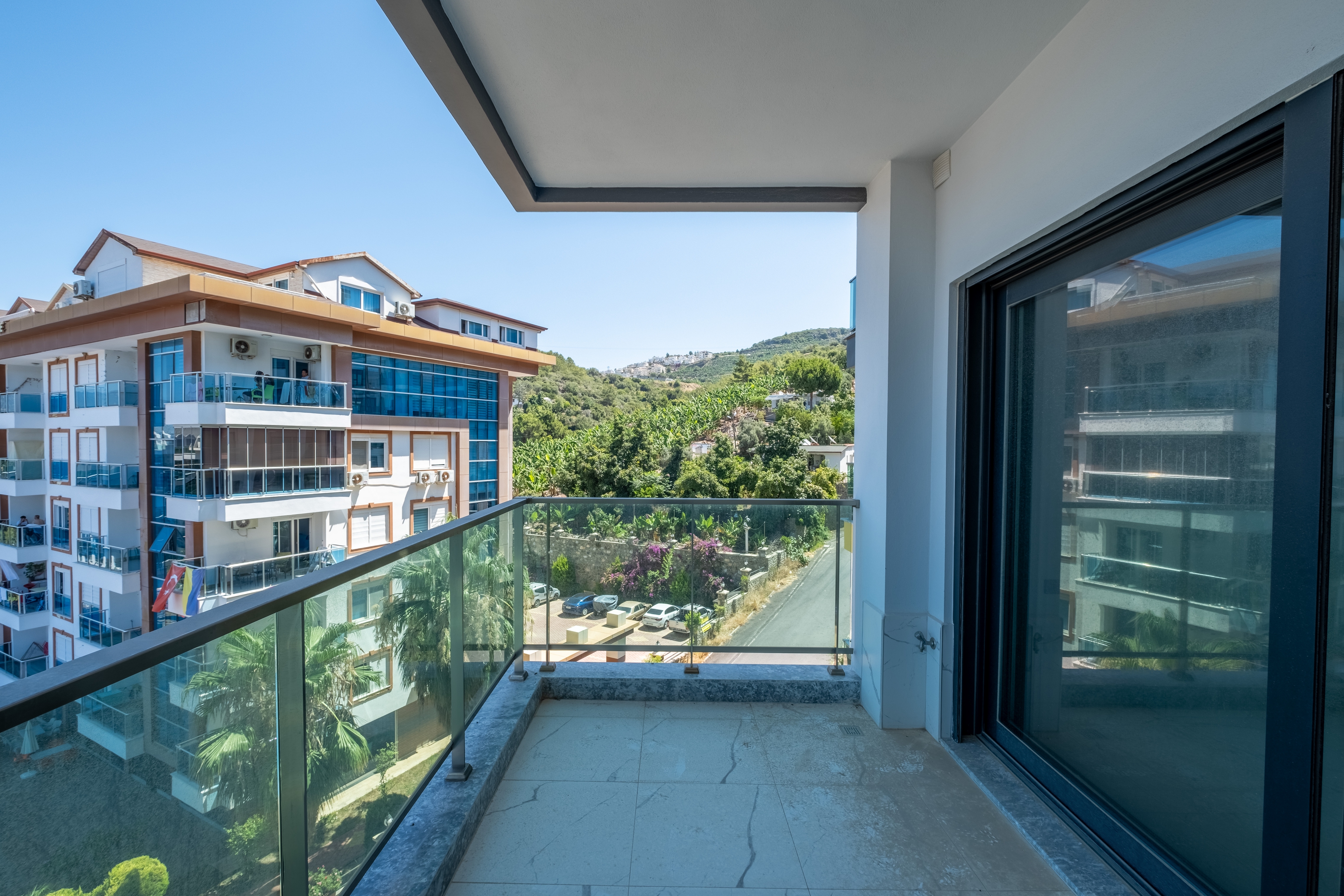 Luksuriøs 1+1 leilighet med havutsikt i Kargicak, Alanya