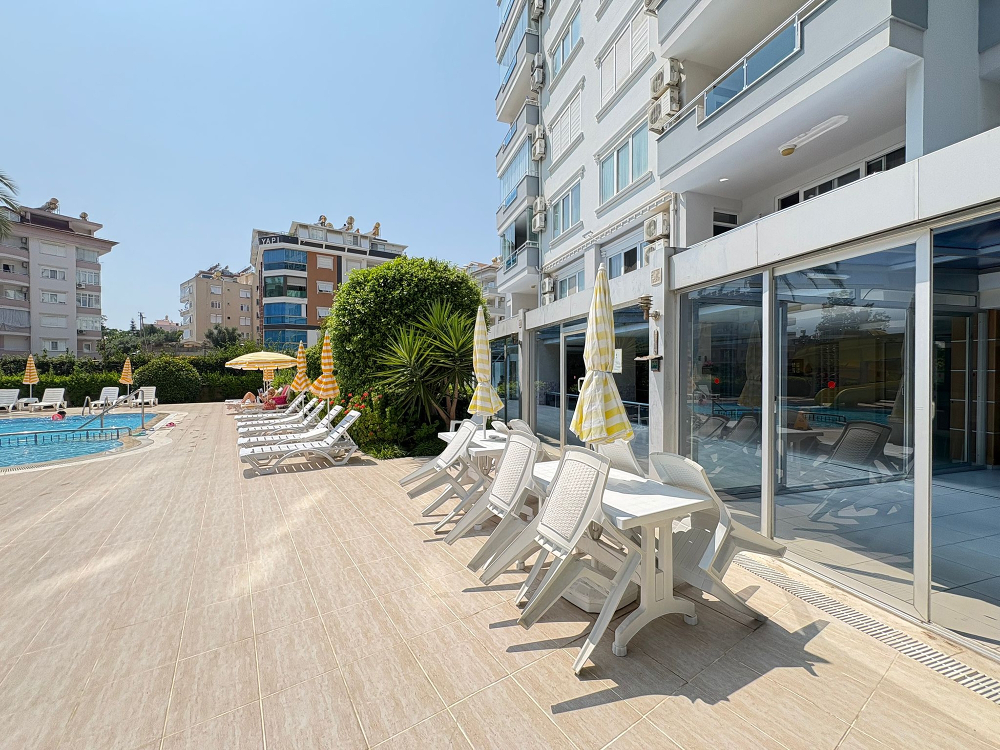 Slott- och bergsutsikt 1+1 lägenhet, Alanya - Cikcilli
